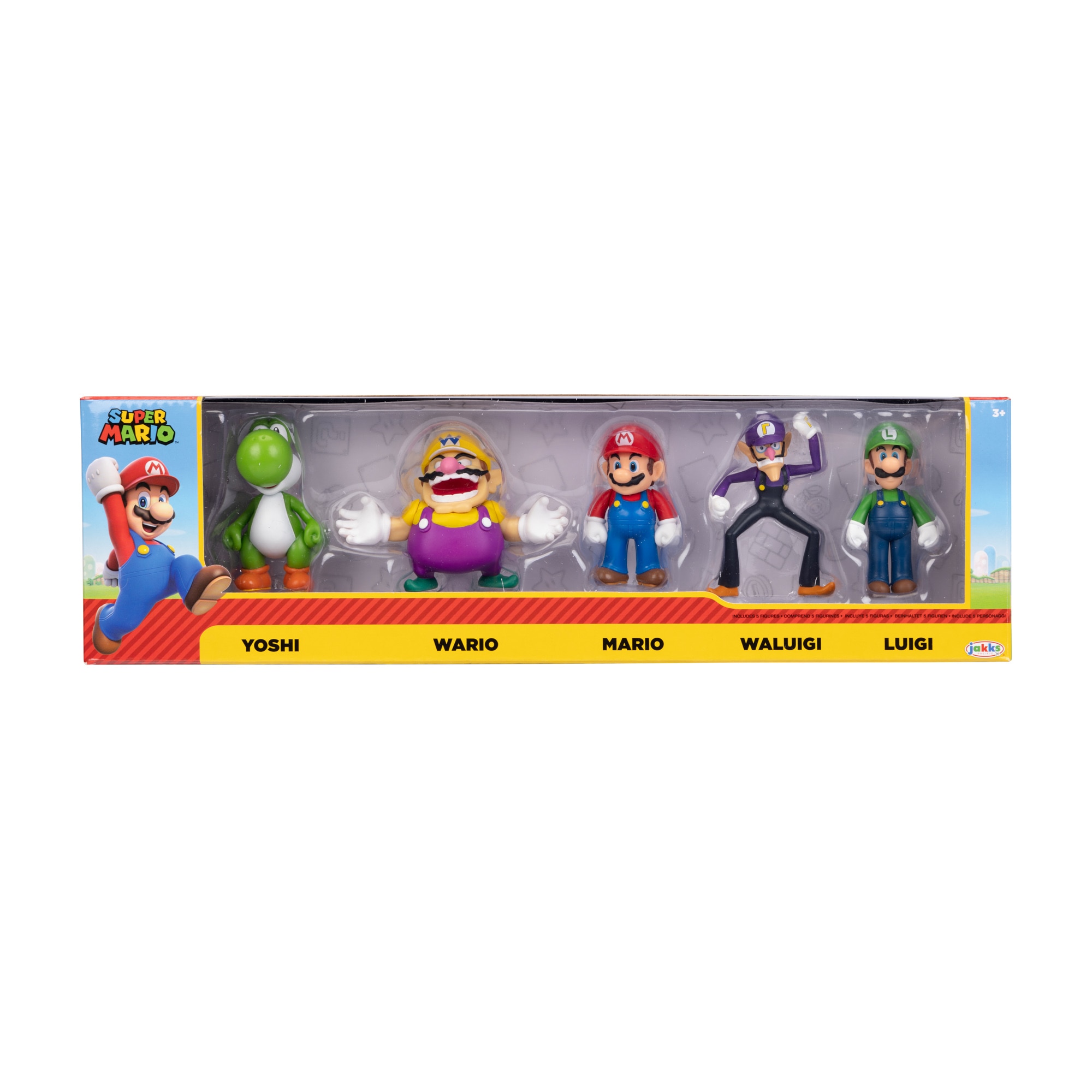 Multipack de 5 Figuras 6 cm Super Mario Jakks Pacific 2