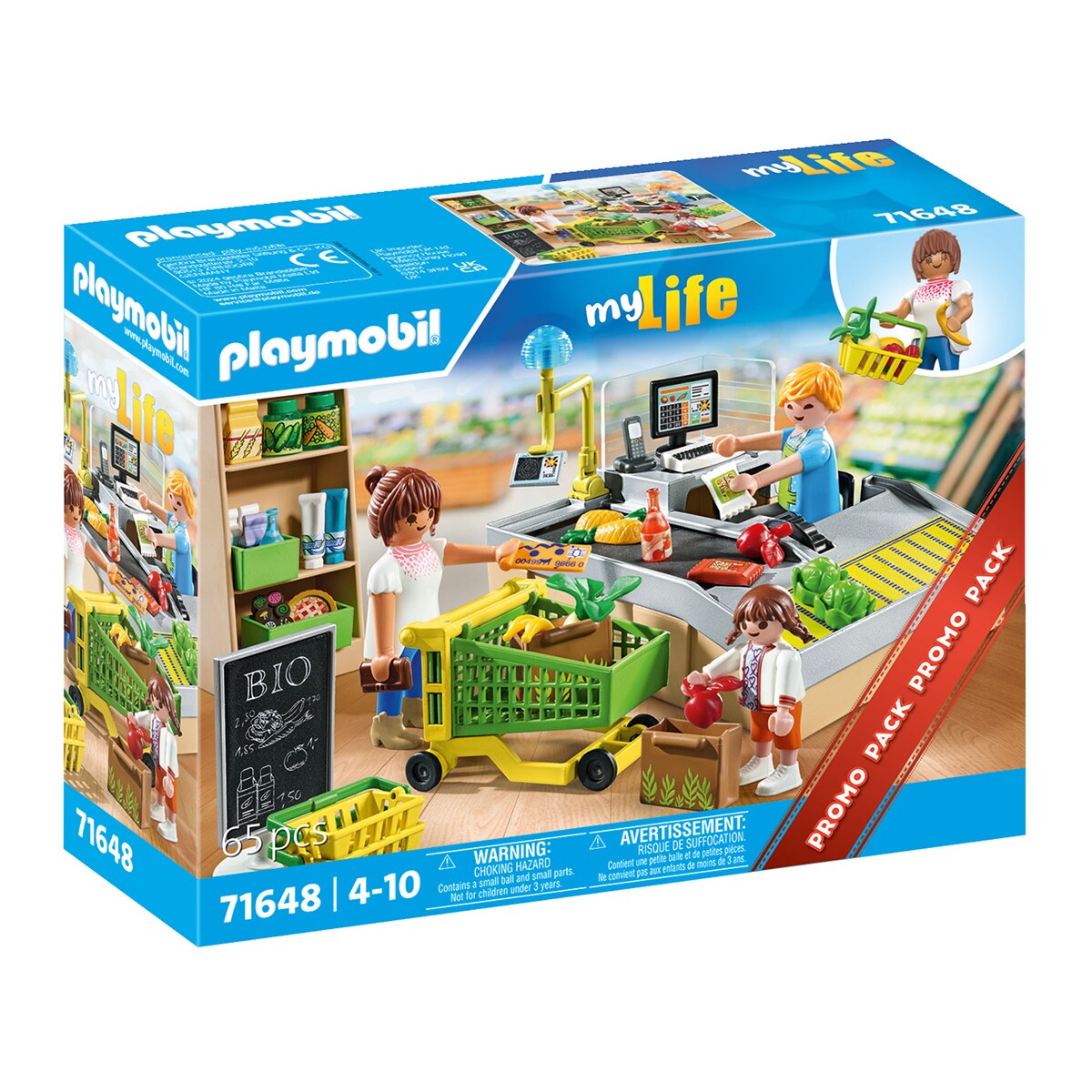 Promo Pack supermercado ecológico Playmobil My Life · Playmobil