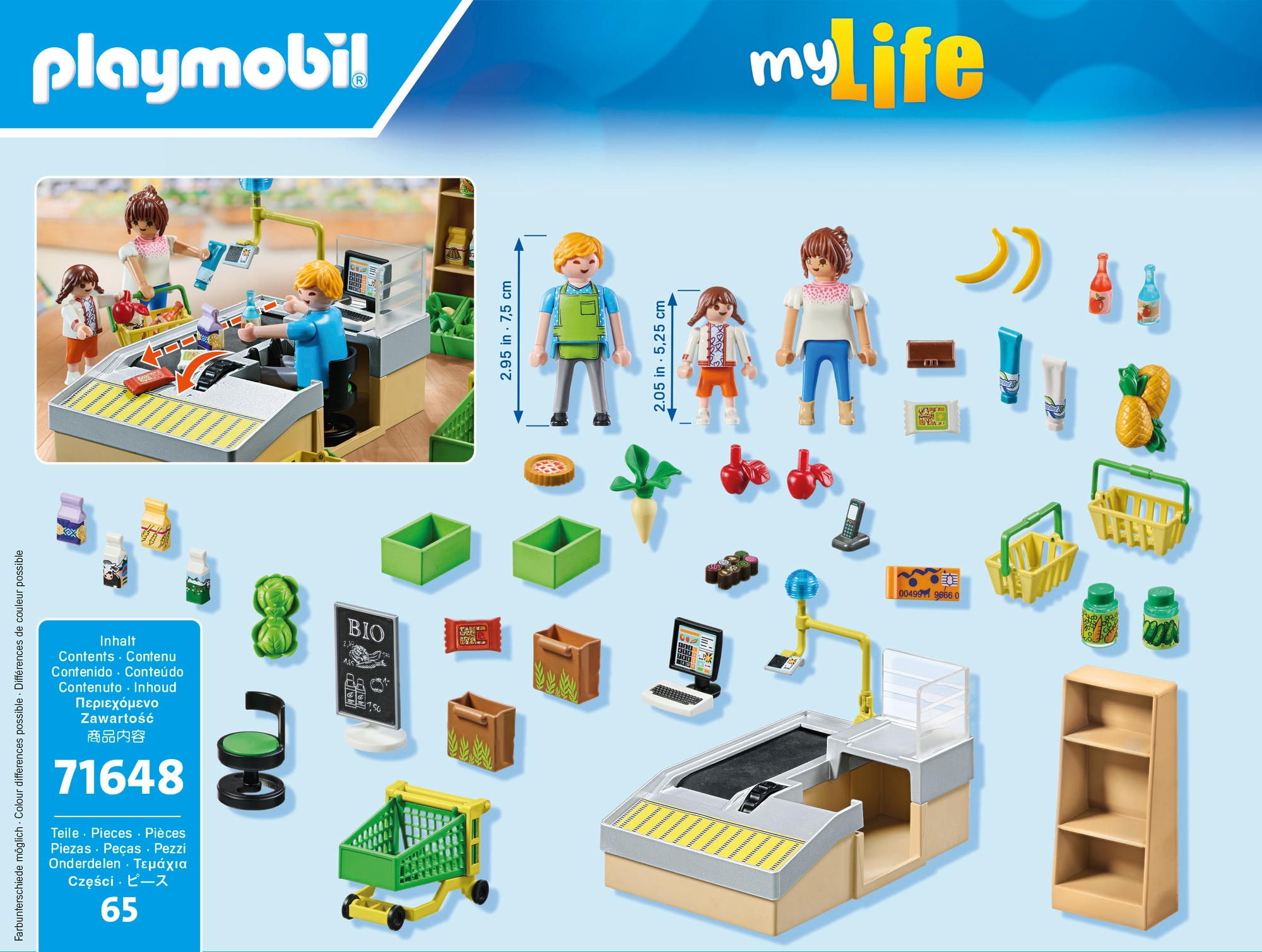 Promo Pack supermercado ecológico Playmobil My Life 5