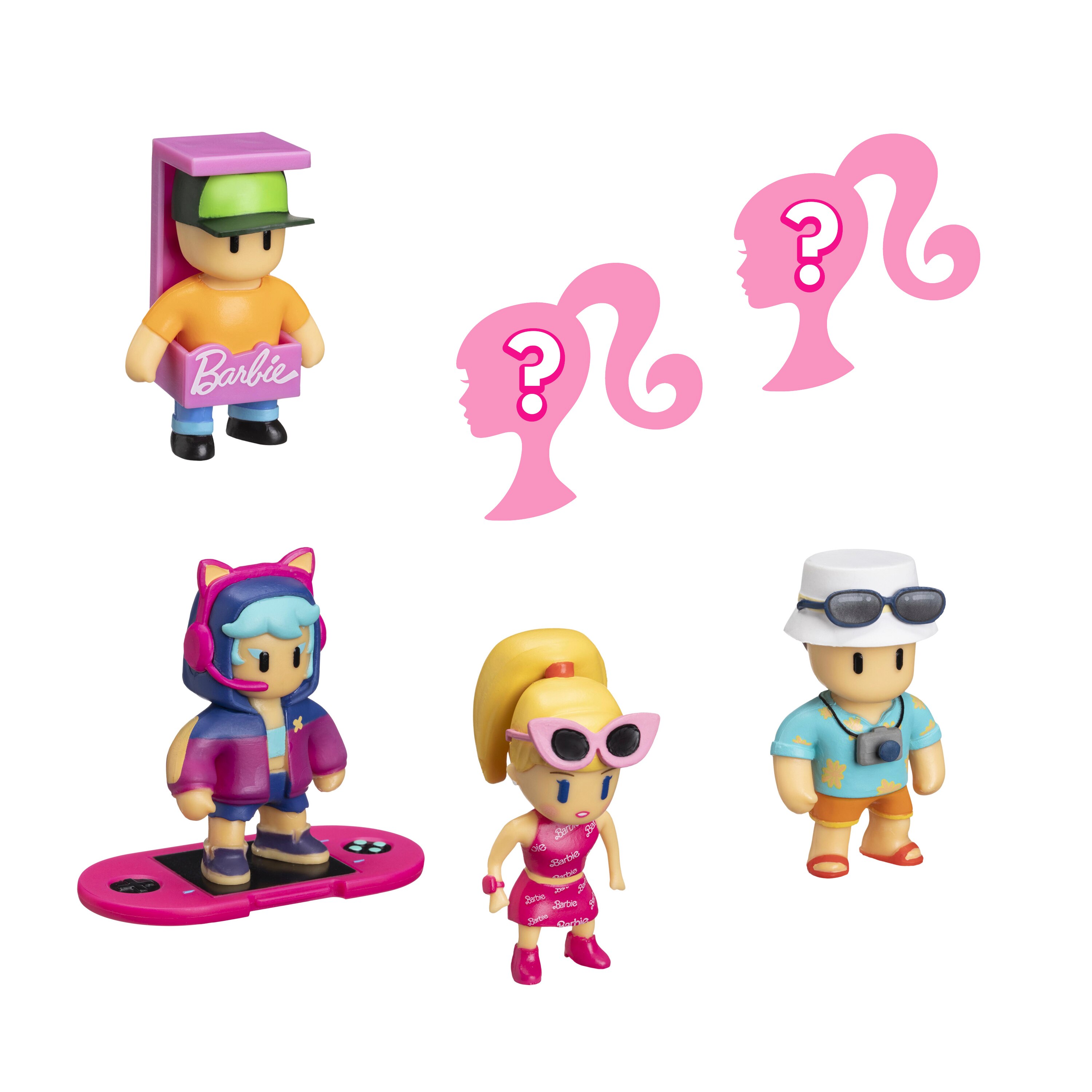 Pack deluxe 6 Figuras 6 cm Stumble Guys Barbie Bizak modelos surtidos 2