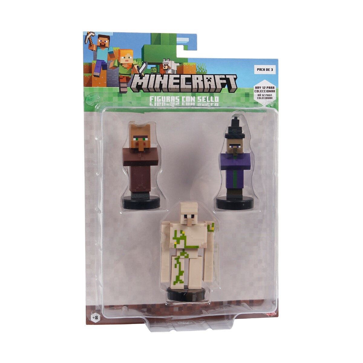 Pack 3 Figuras de 5 cm Minecraft - Modelos Sortidos 3