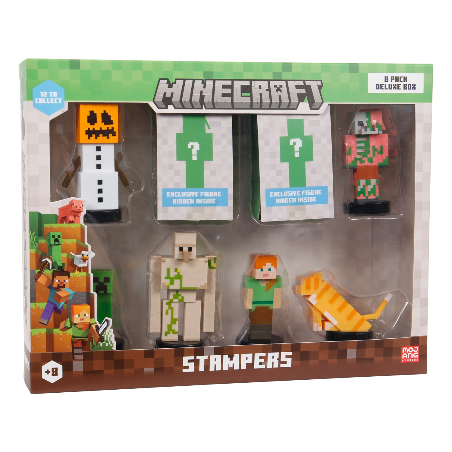Minecraft, pack de 8 figuras de 5 cm surtidos. 2