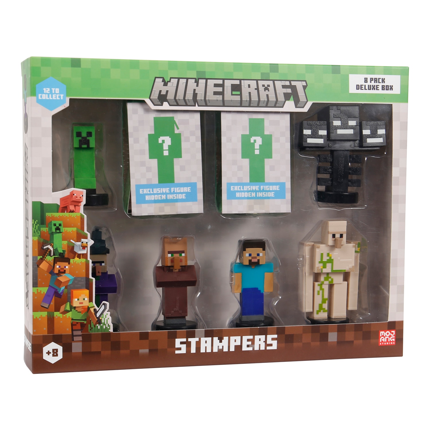 Minecraft, pack de 8 figuras de 5 cm surtidos. 3