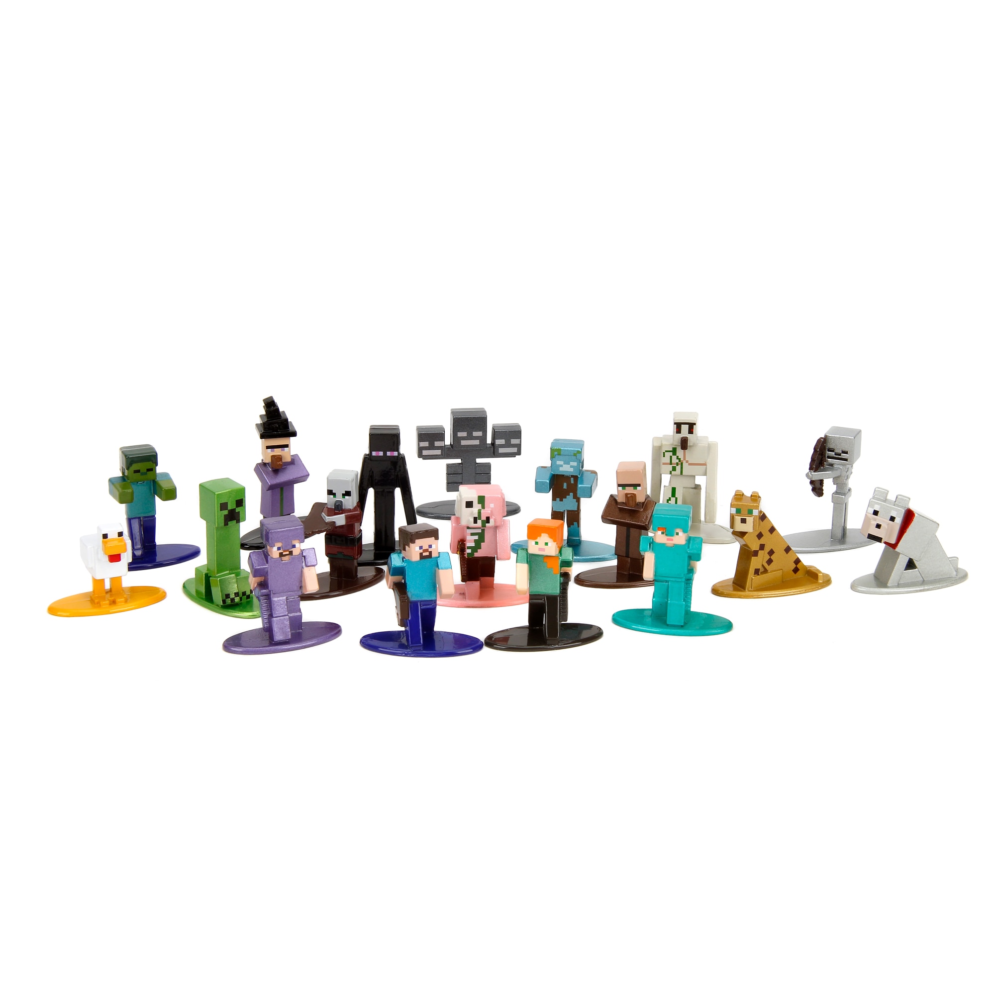Figuras Nano Minecraft em Metal 4cm - Pack 18 Figuras 2