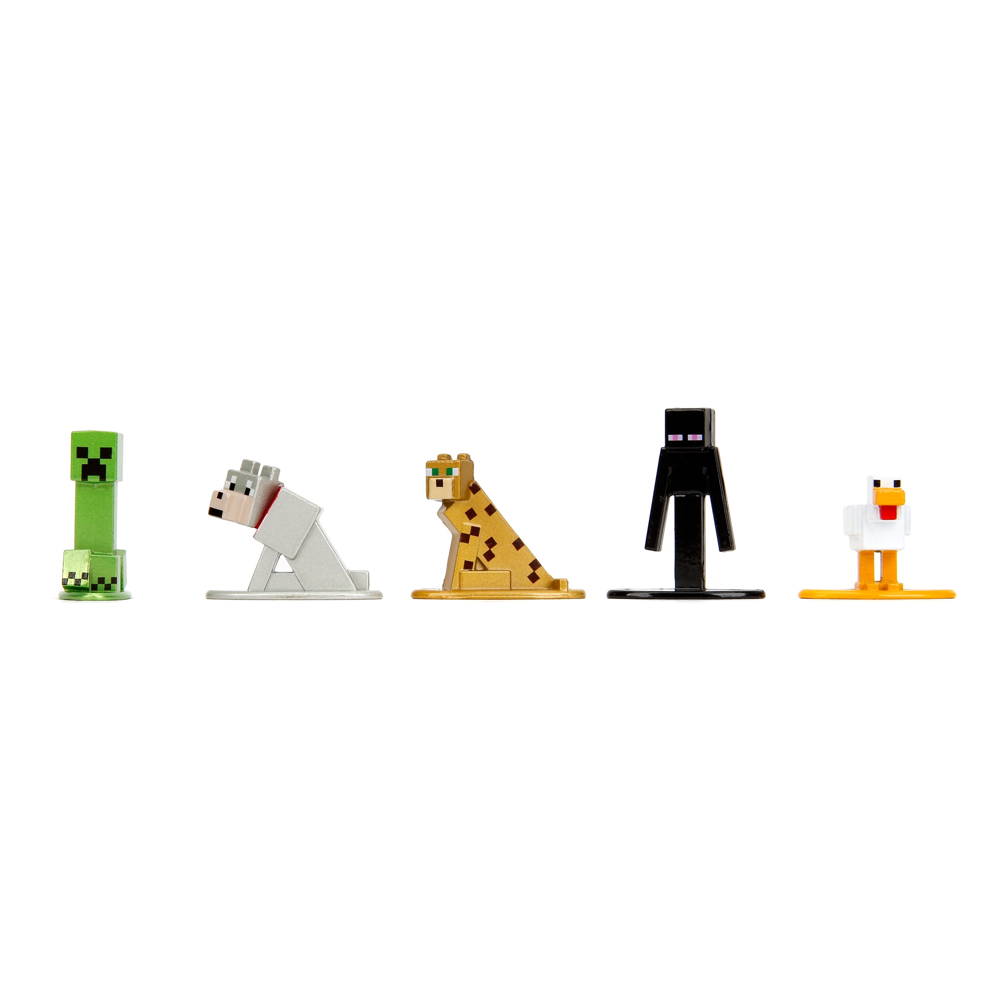 Figuras Nano Minecraft em Metal 4cm - Pack 18 Figuras 5