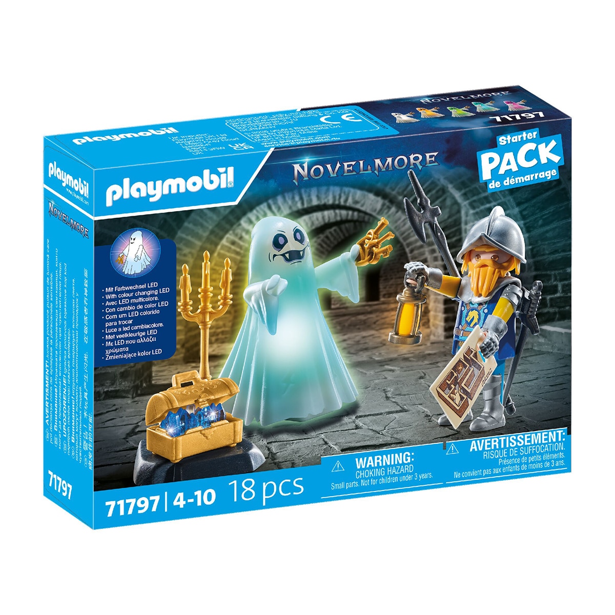 Imagen 0 de Starter Pack Fantasma y caballero Novelmore Playmobil