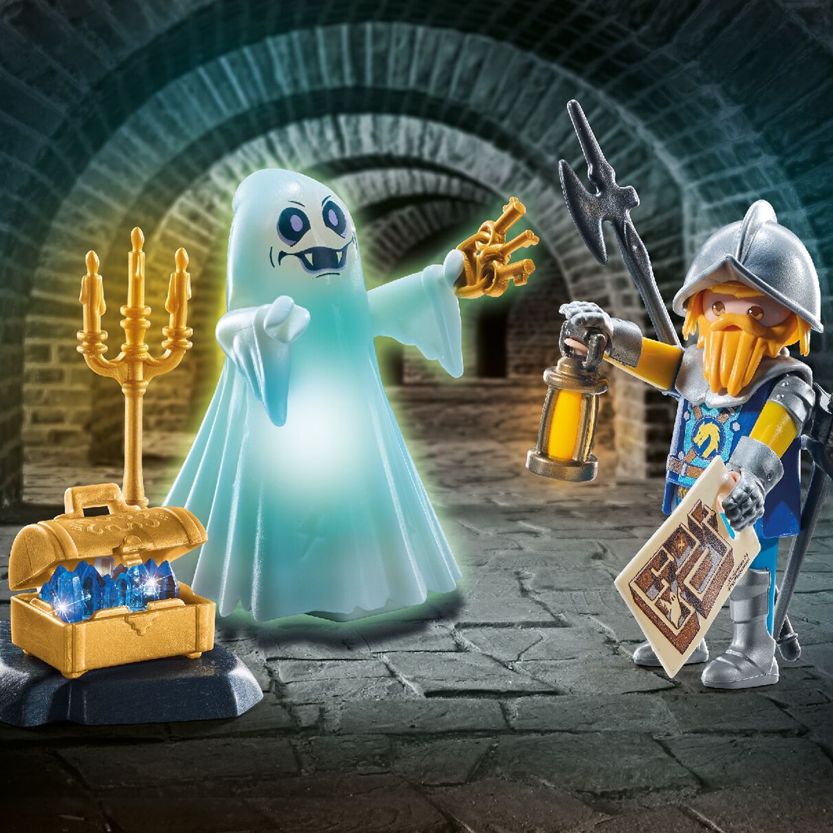 Starter Pack Fantasma y caballero Novelmore Playmobil 3