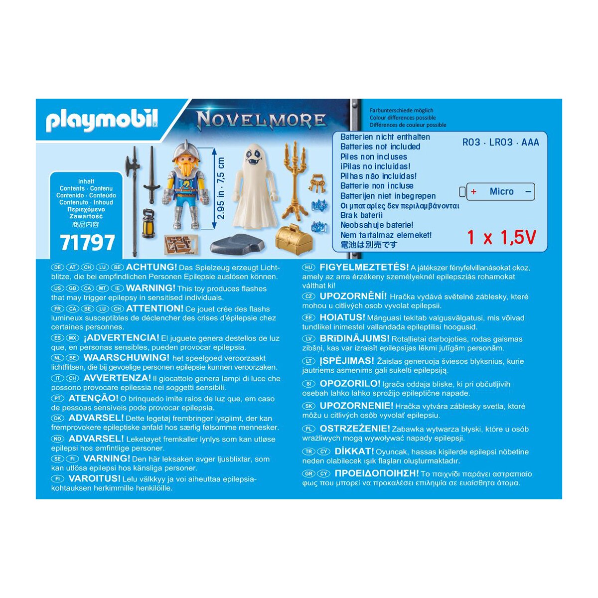 Starter Pack Fantasma y caballero Novelmore Playmobil 5