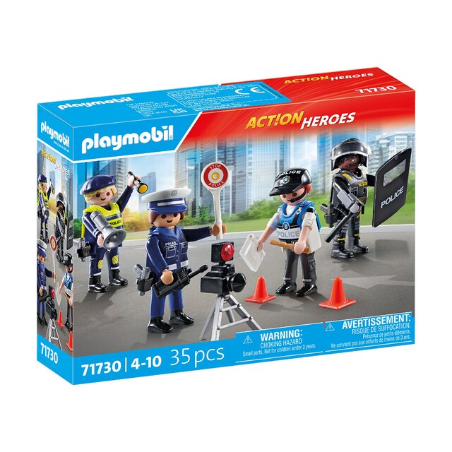 Set de figuras policía Playmobil