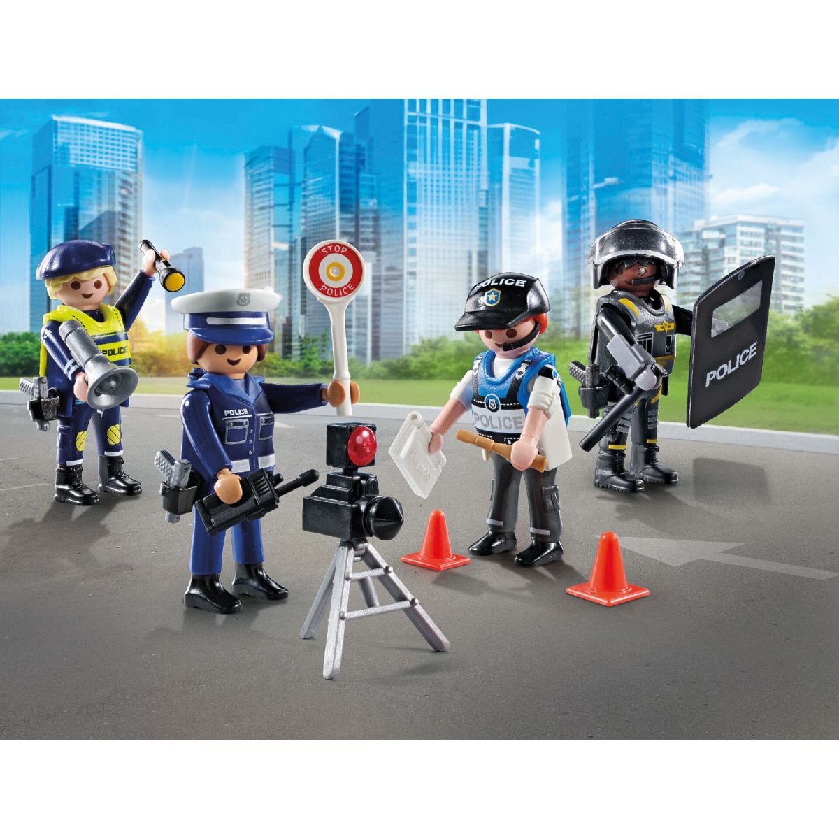 Set de figuras policía Playmobil 3