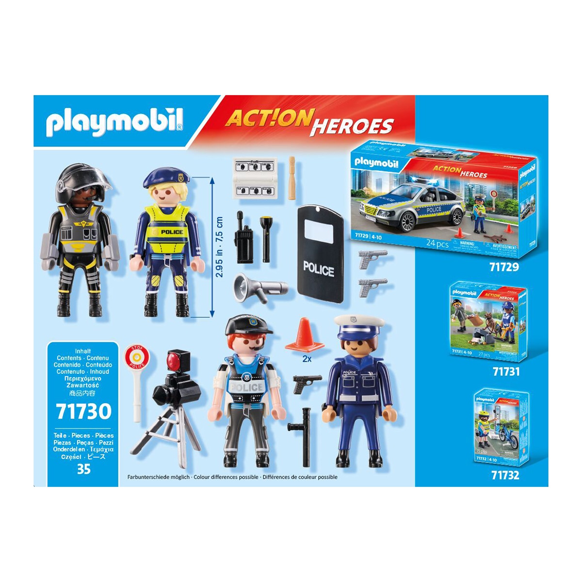 Set de figuras policía Playmobil 4