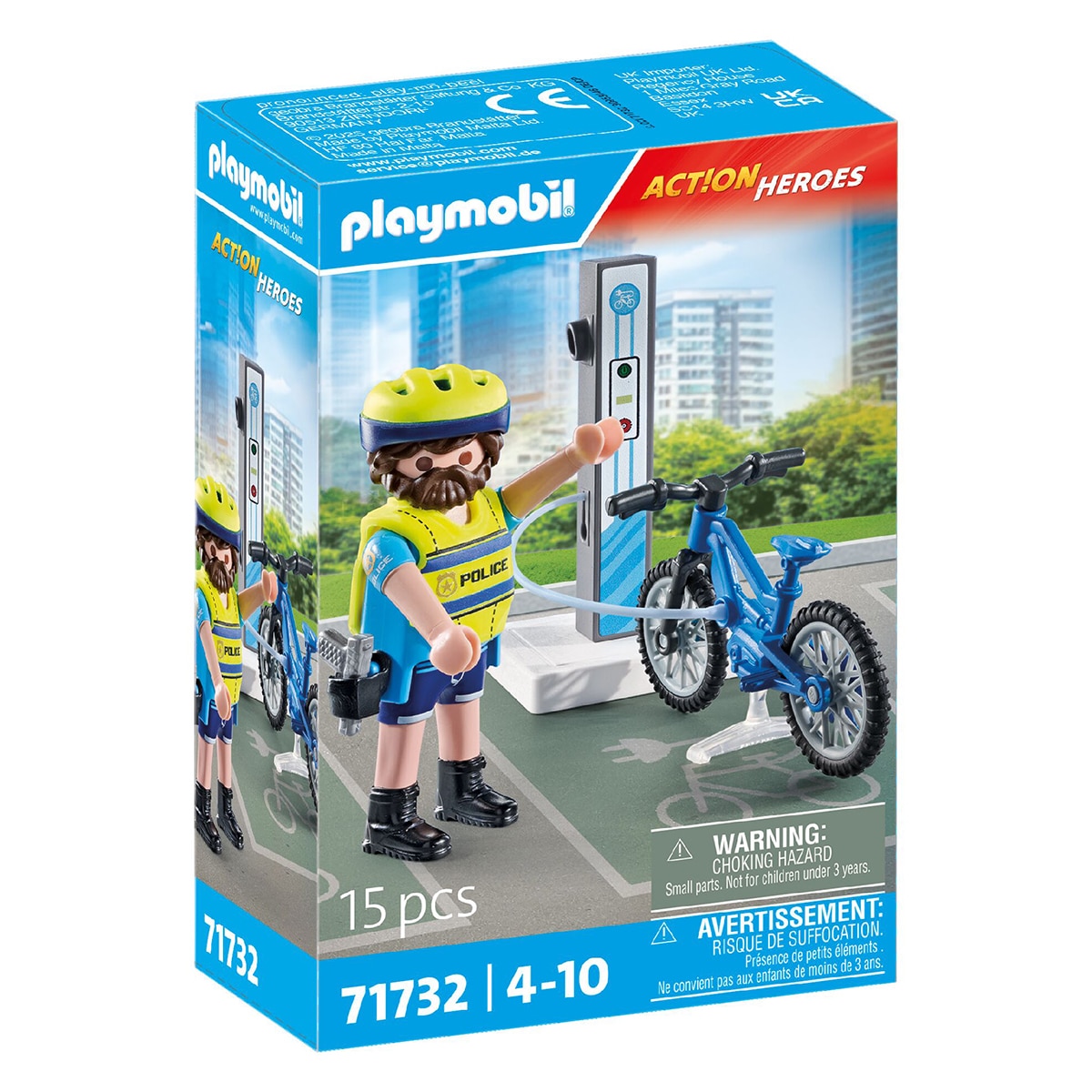 Imagen 0 de Patrulla en bicicleta Playmobil