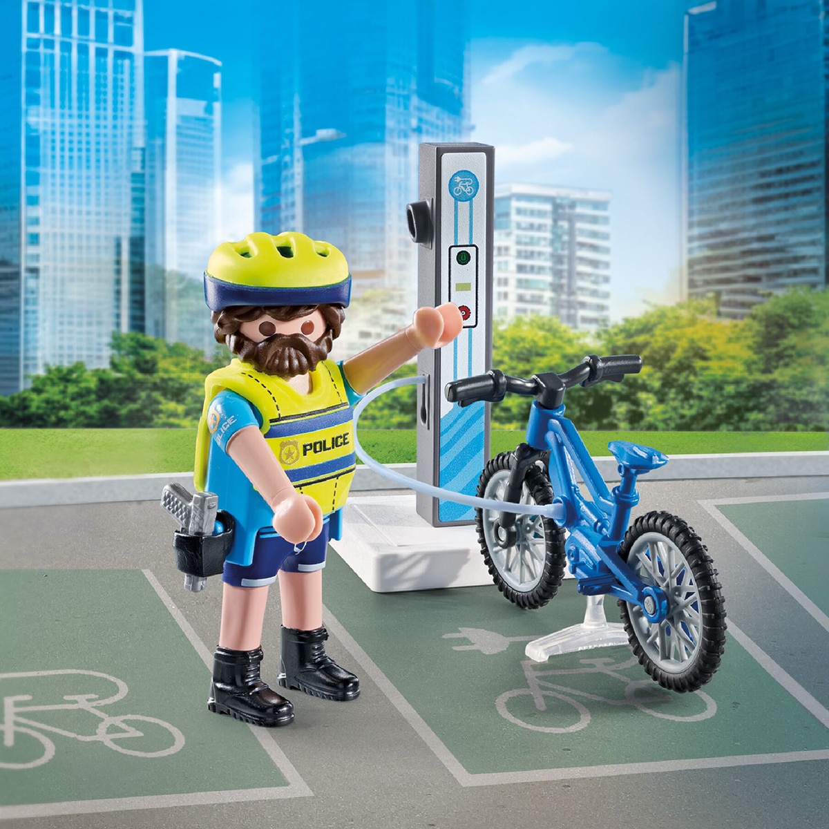 Patrulla en bicicleta Playmobil 3