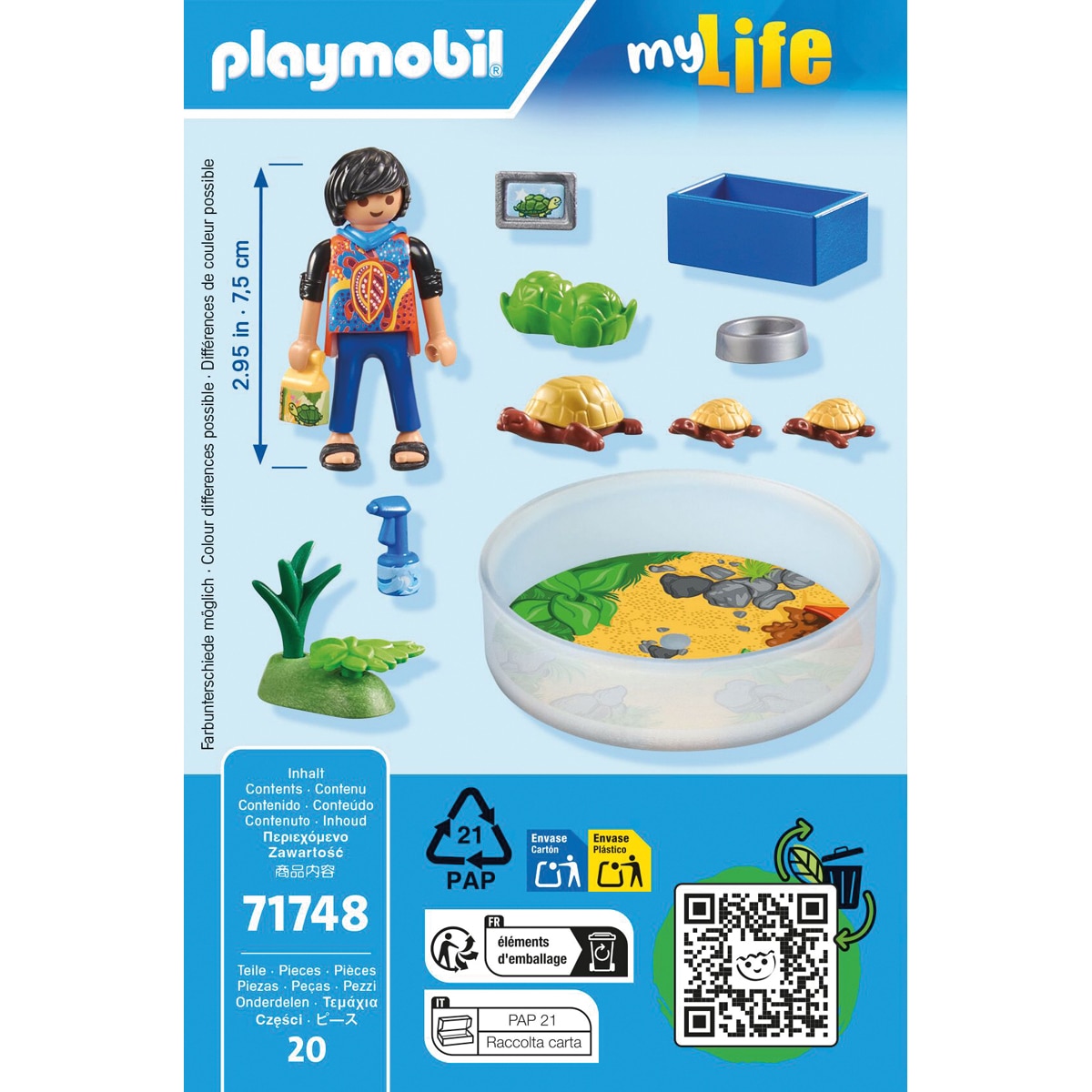 Terrario para tortugas Playmobil 4