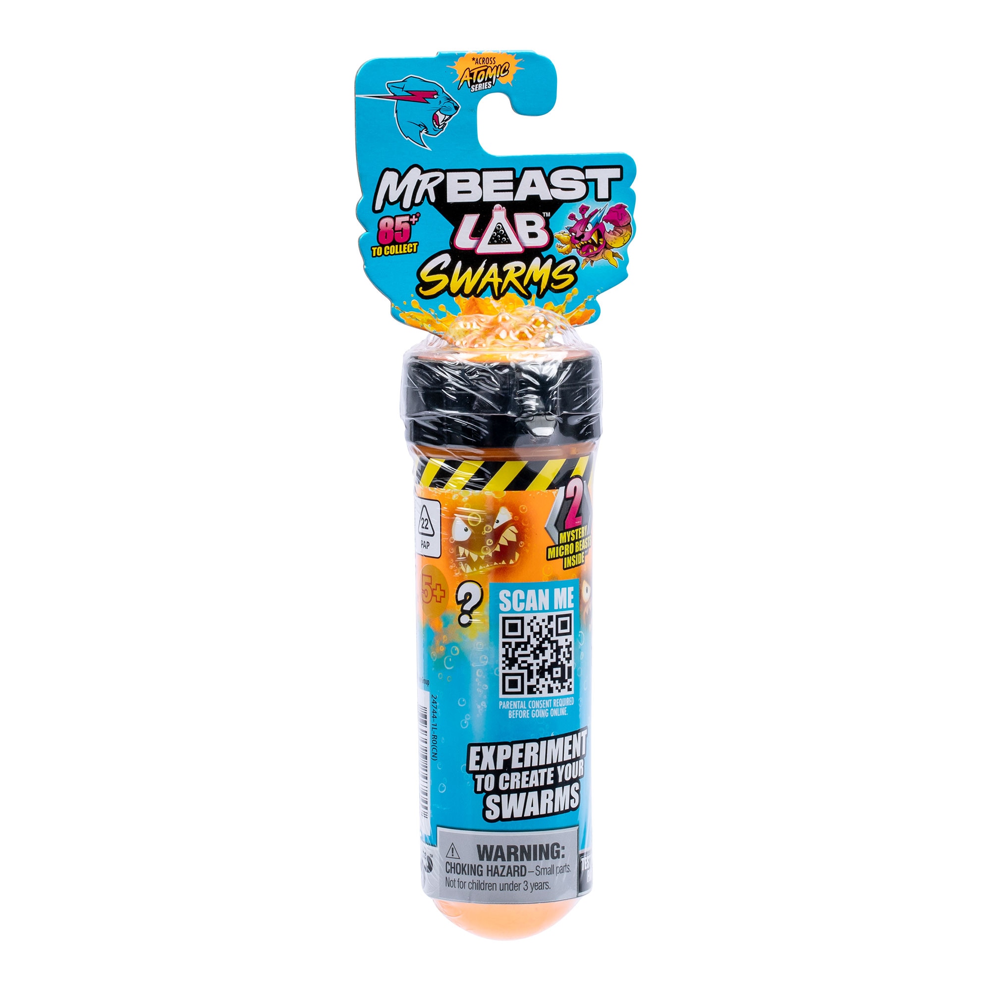 Pack 2 Figuras Swarms Test Tube Mr. Beast Lab modelos surtidos 6