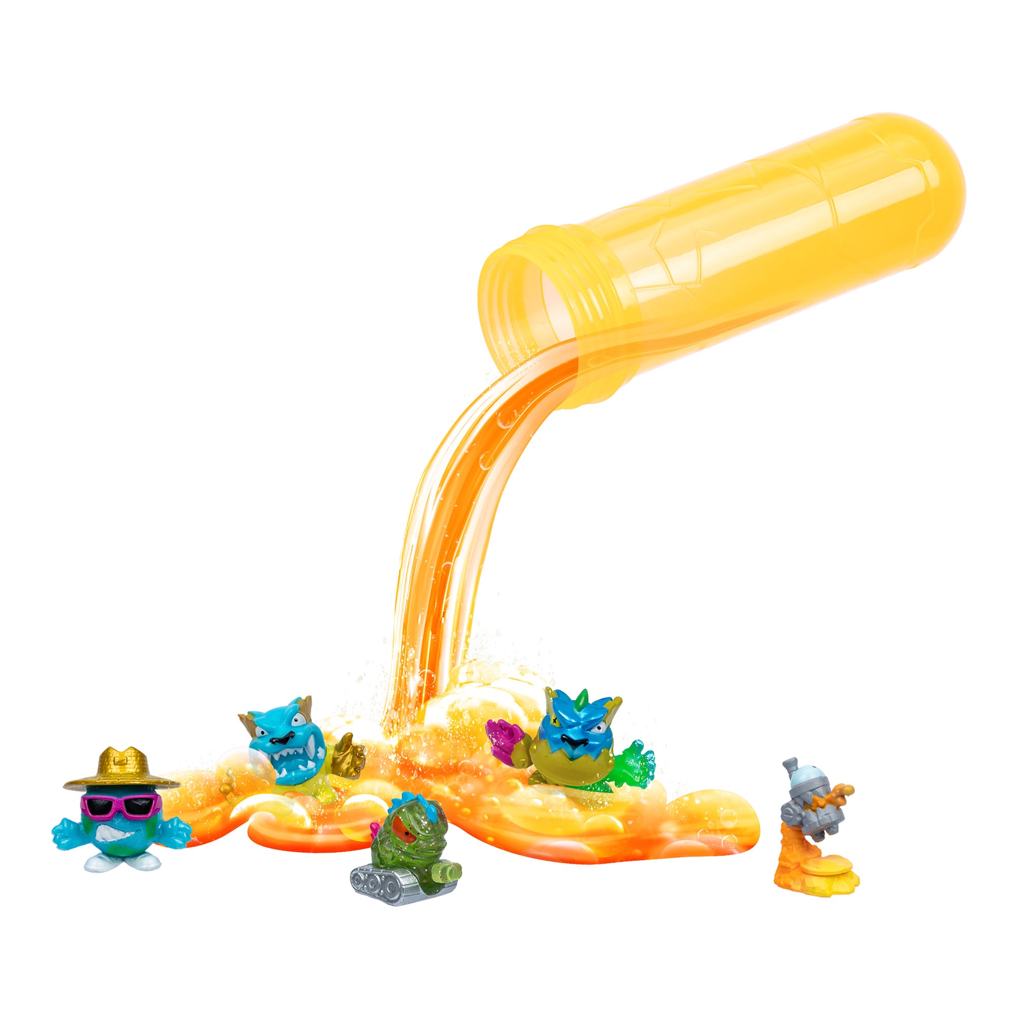 Pack 5 Figuras Swarms Test Tube Mr. Beast Lab modelos surtidos 3