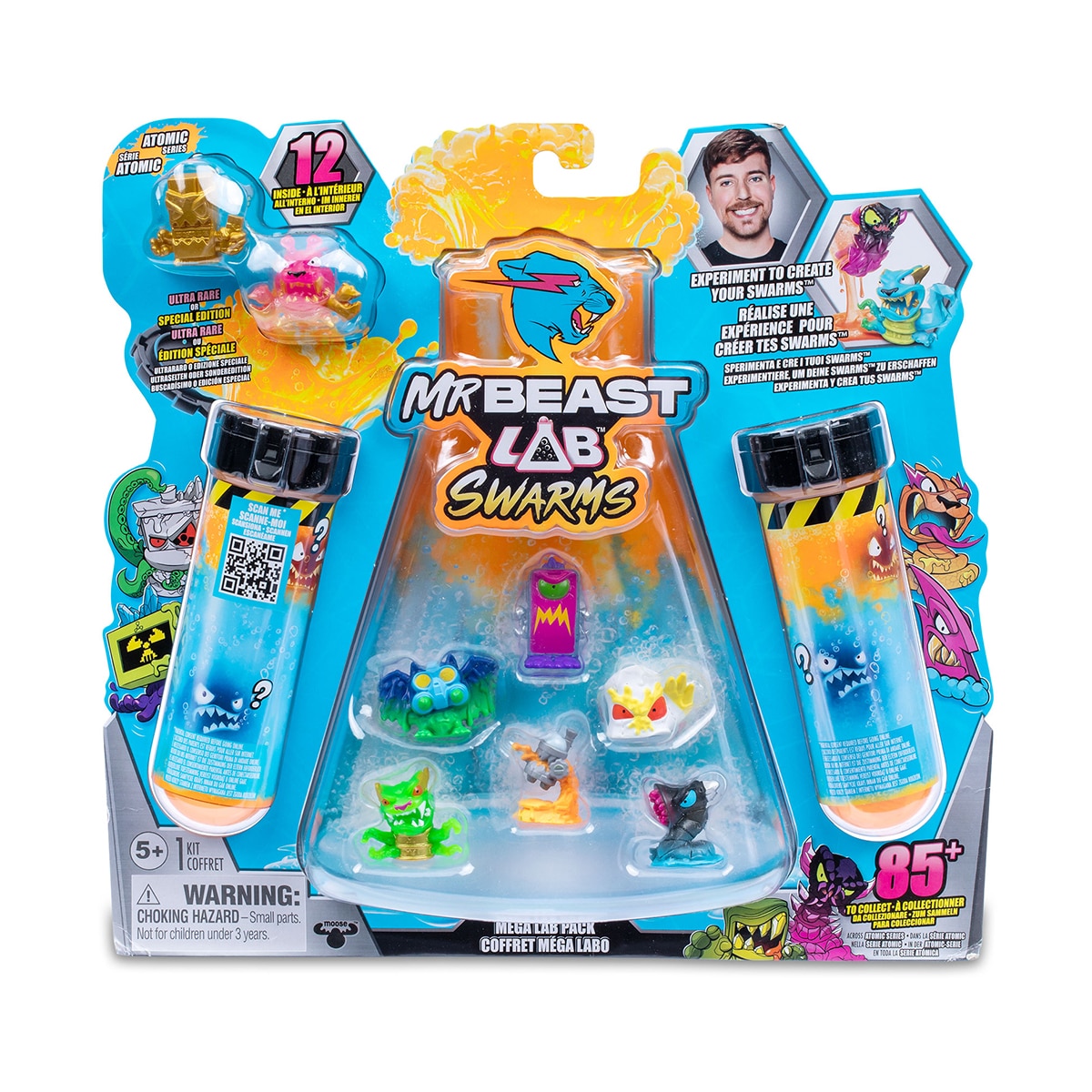 Imagen 0 de Pack 12 Figuras Swarms Mega Lab Mr. Beast Lab modelos surtidos