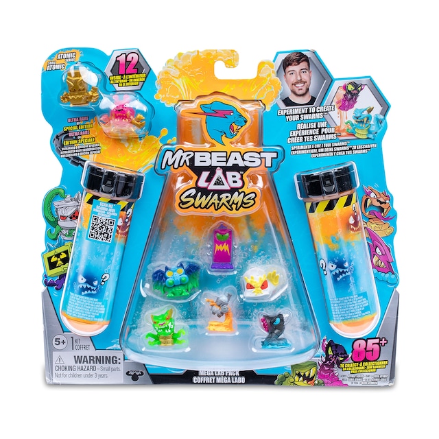Pack 12 Figuras Swarms Mega Lab Mr. Beast Lab modelos surtidos