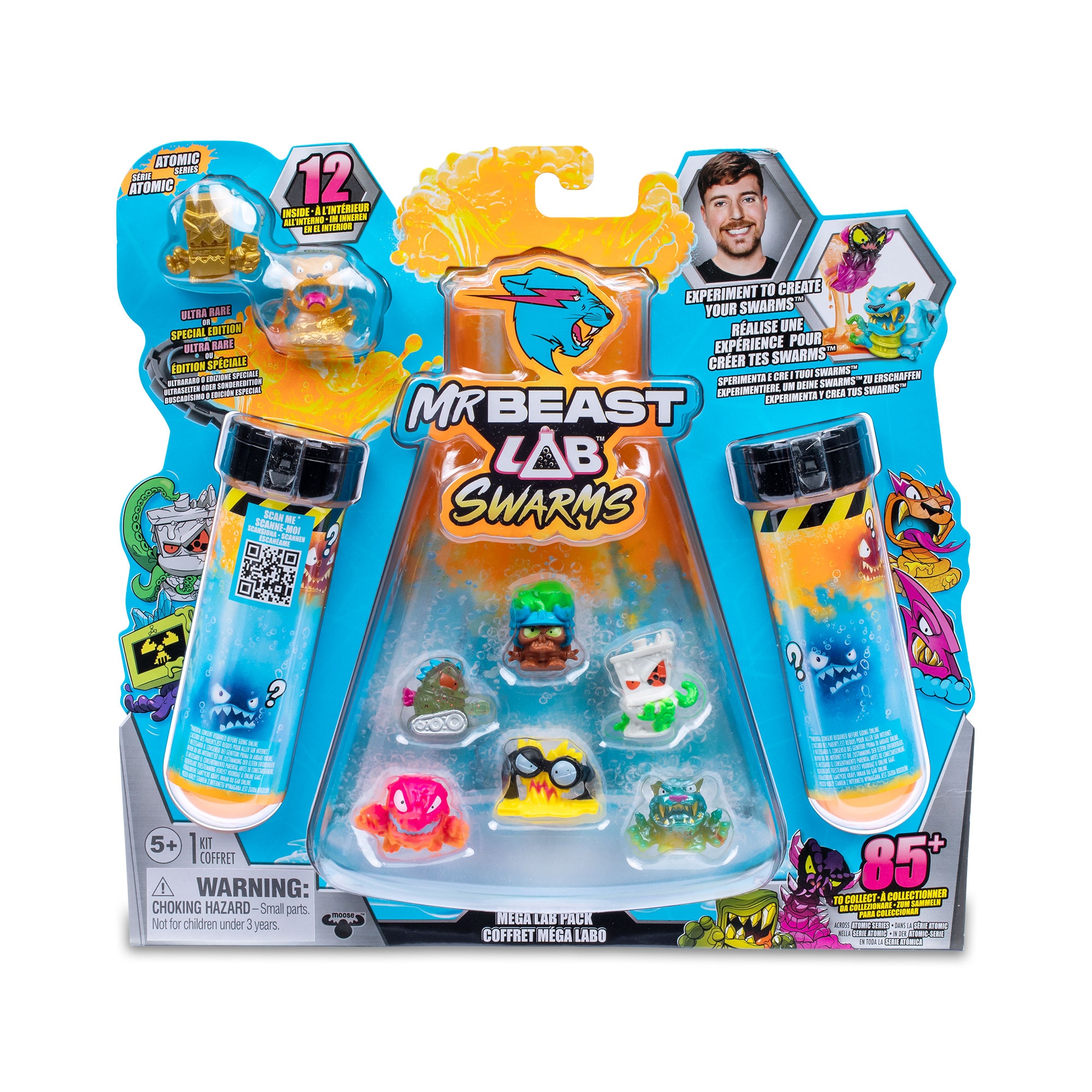Pack 12 Figuras Swarms Mega Lab Mr. Beast Lab modelos surtidos 3