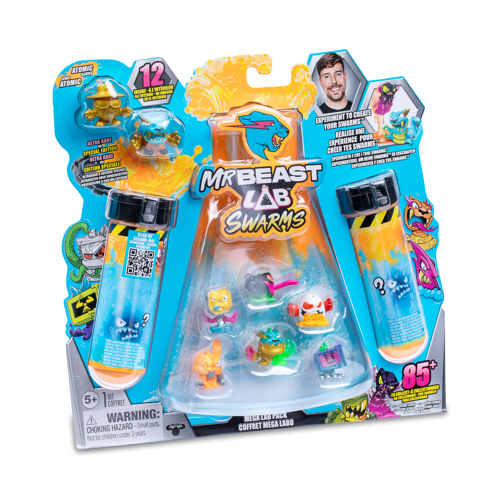 Pack 12 Figuras Swarms Mega Lab Mr. Beast Lab modelos surtidos 4
