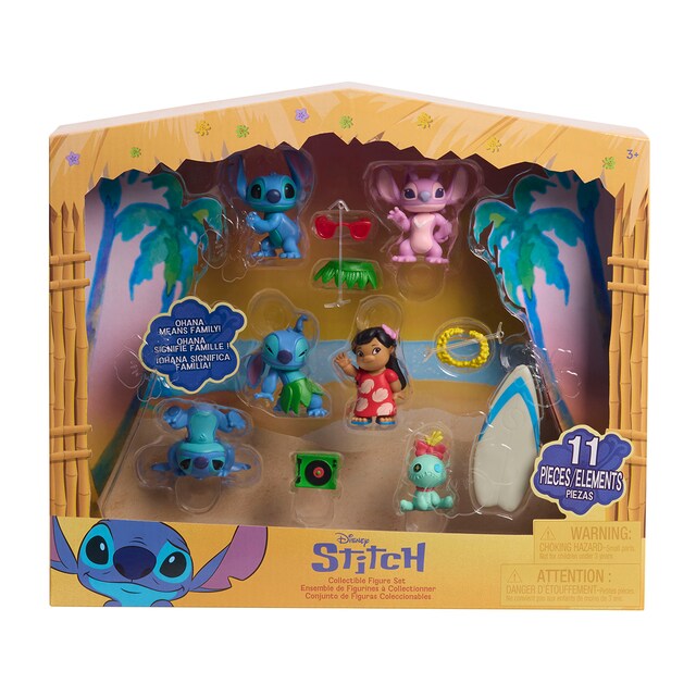 Set 6 Figuras con accesorios Stitch Disney Just Play Products