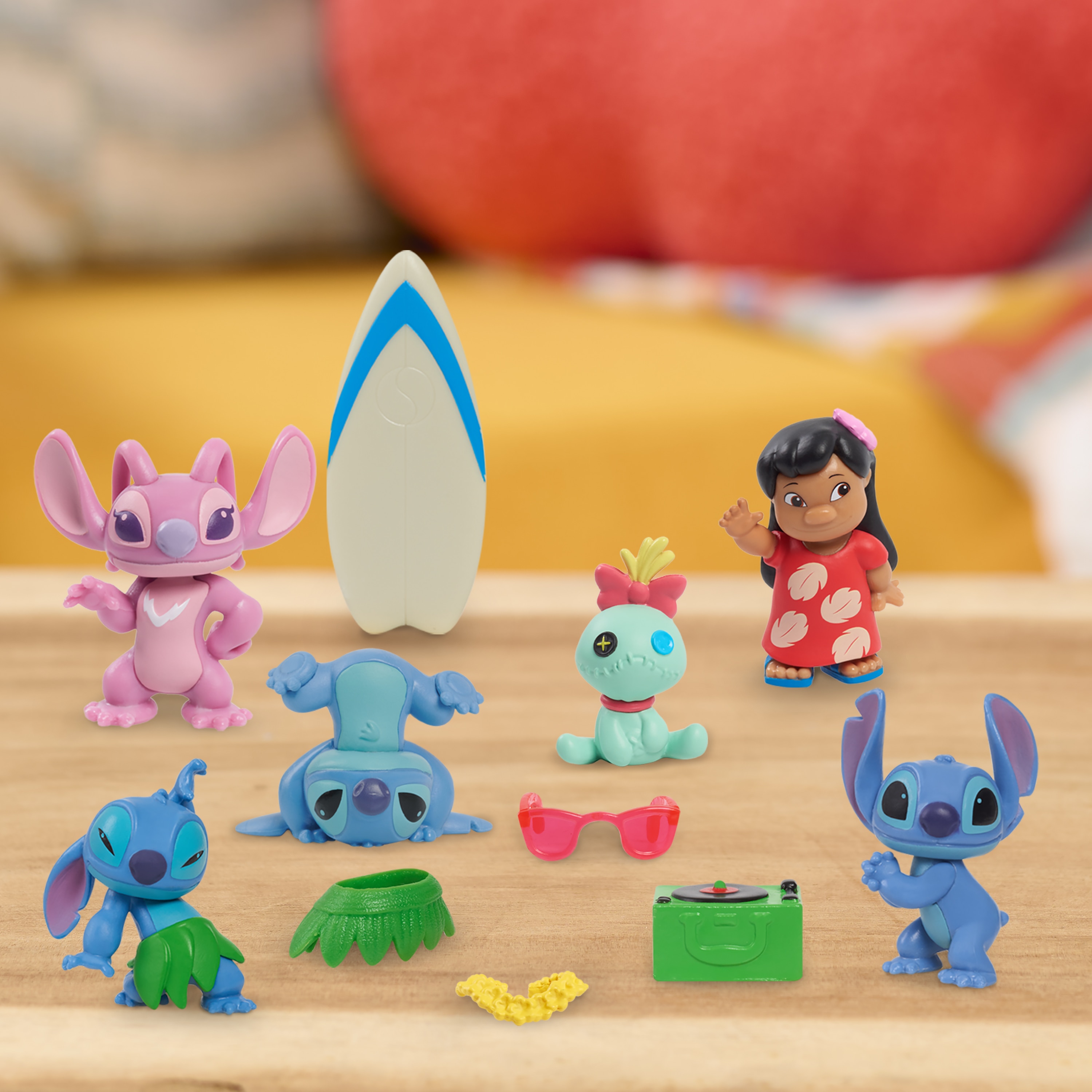 Set 6 Figuras con accesorios Stitch Disney Just Play Products 2