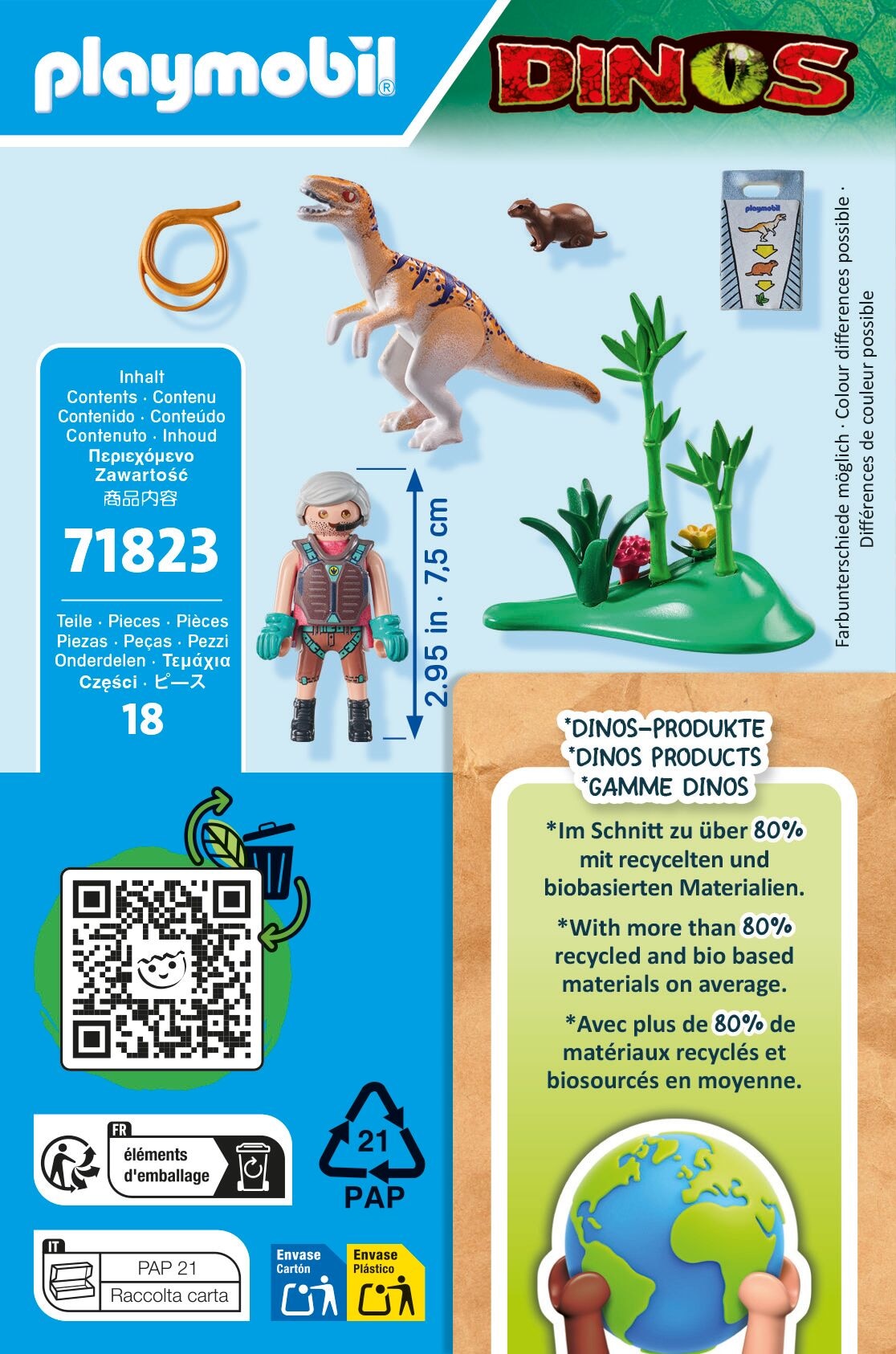 Velociraptor Playmobil 3
