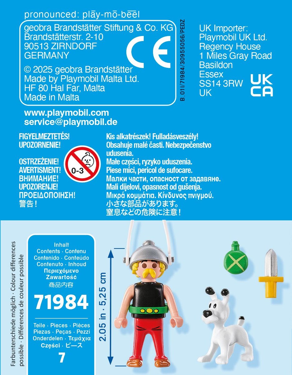 Astérix con Ideafix Playmobil Astérix 4