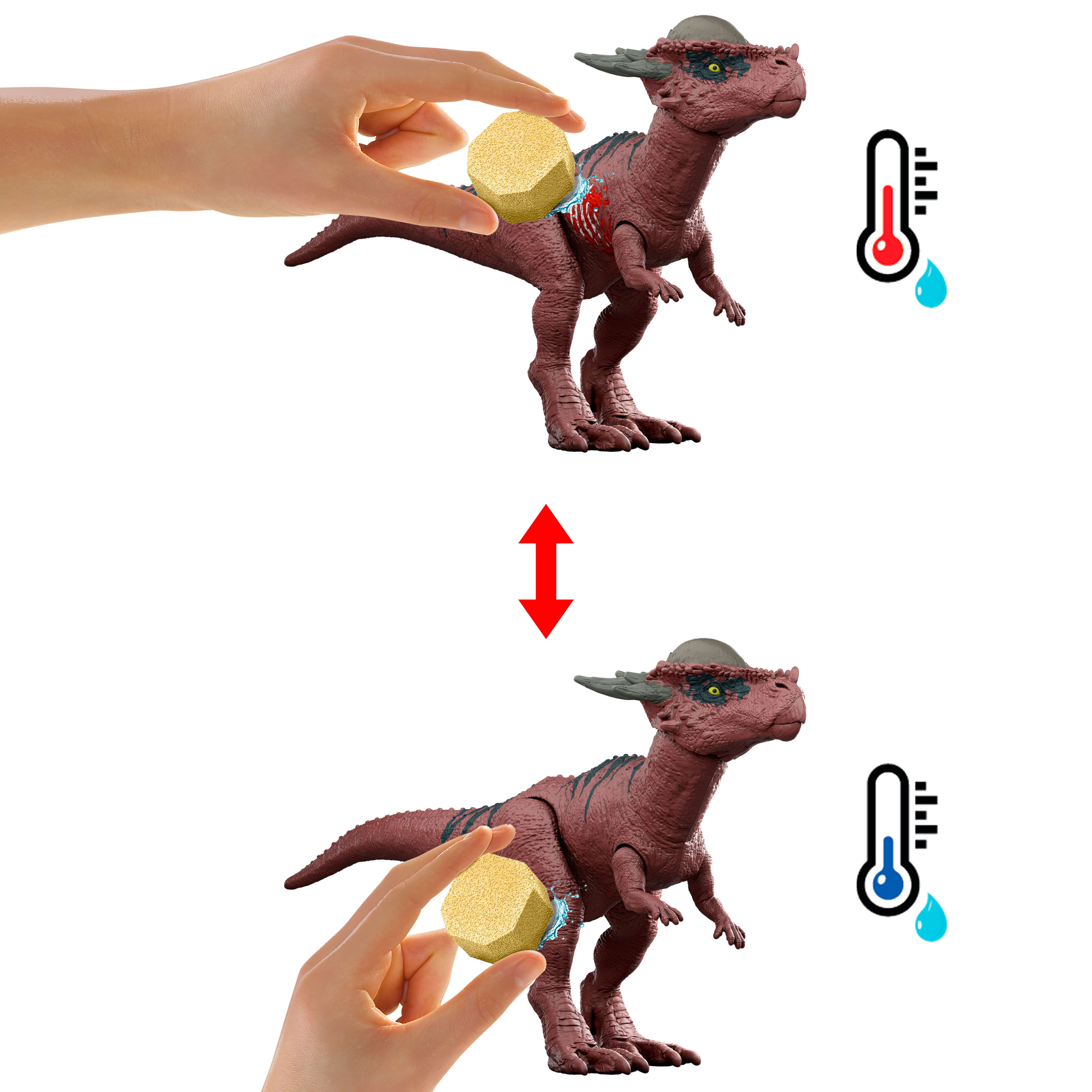 Dino Revelación Pack 2 cambio color 5