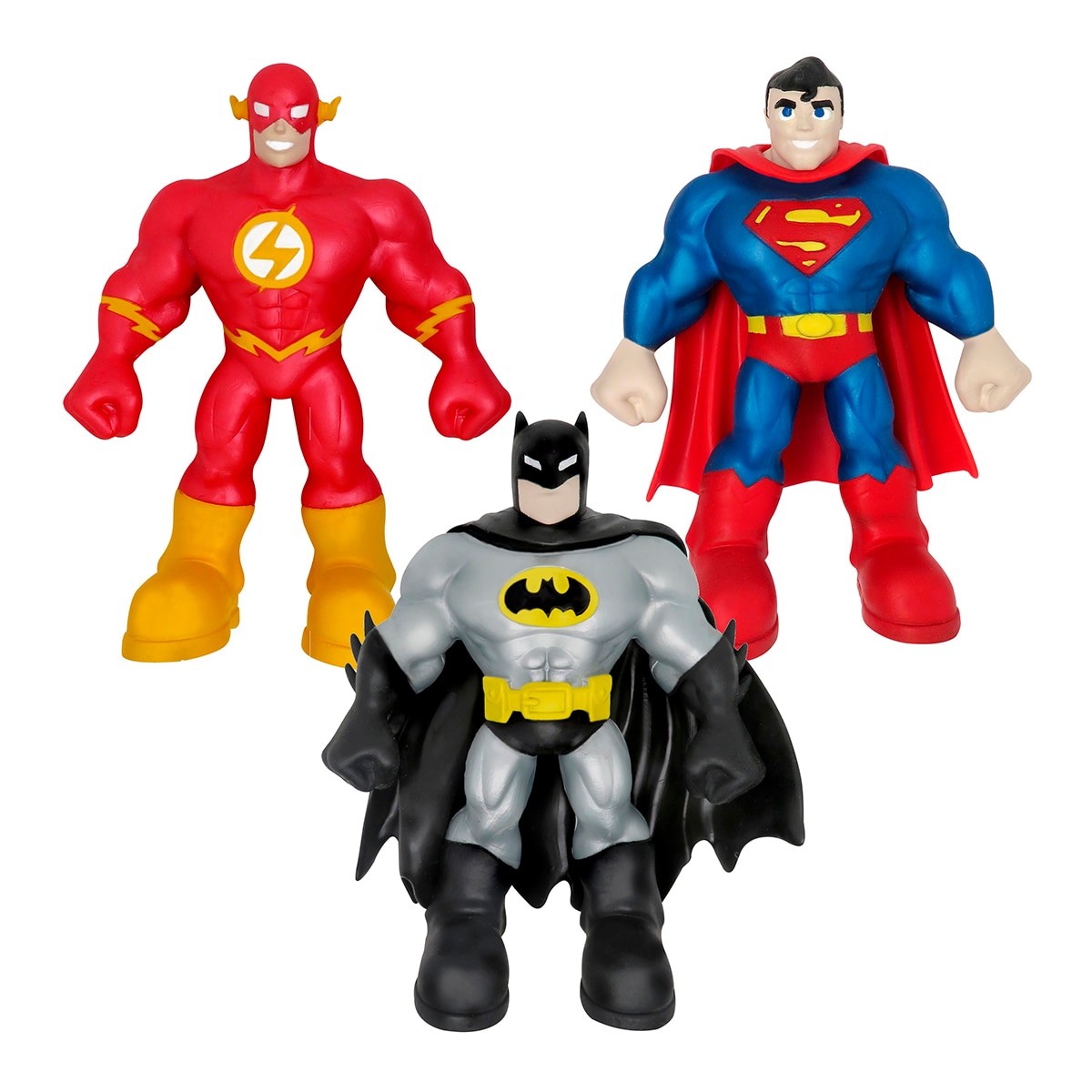 Pack 3 Figuras Monsterflex DC Comics Bizak 1