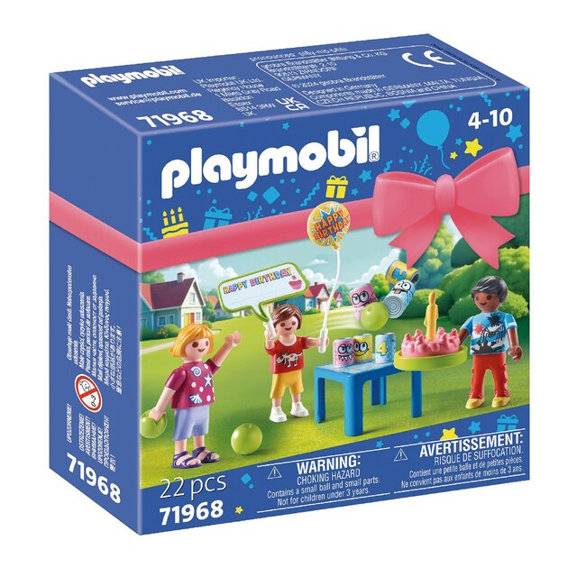 Fiesta de cumpleaños infantil Playmobil