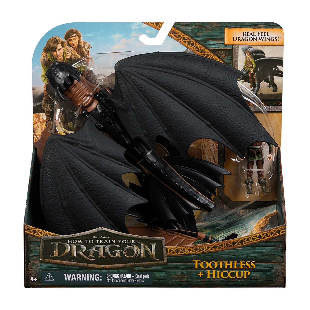 Imagen 0 de Set de figuras Desdentado y Hiccup Cómo entrenar a tu dragón Spin Master