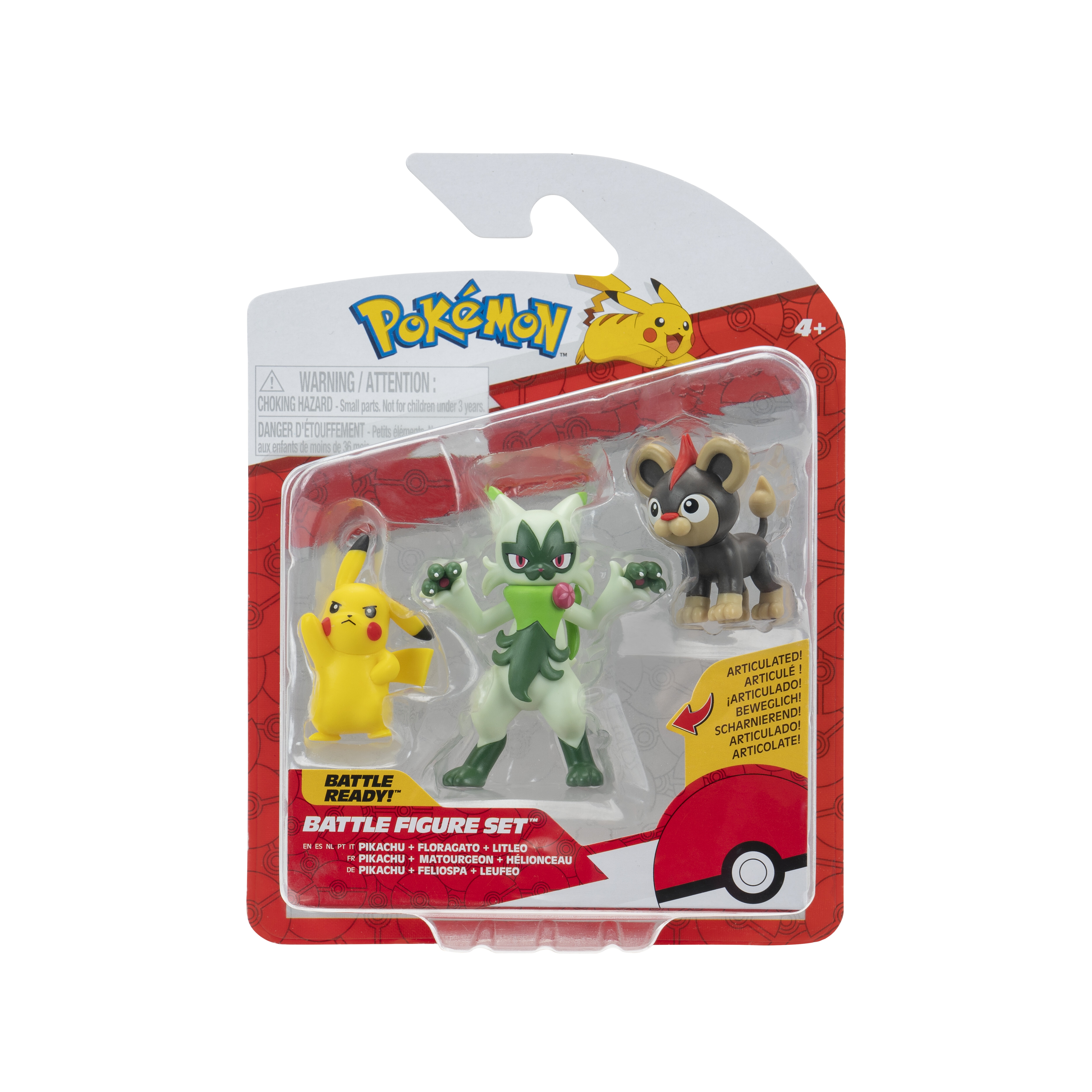 Set de Figuras de combate Pokemon. Modelos Surtidos 3