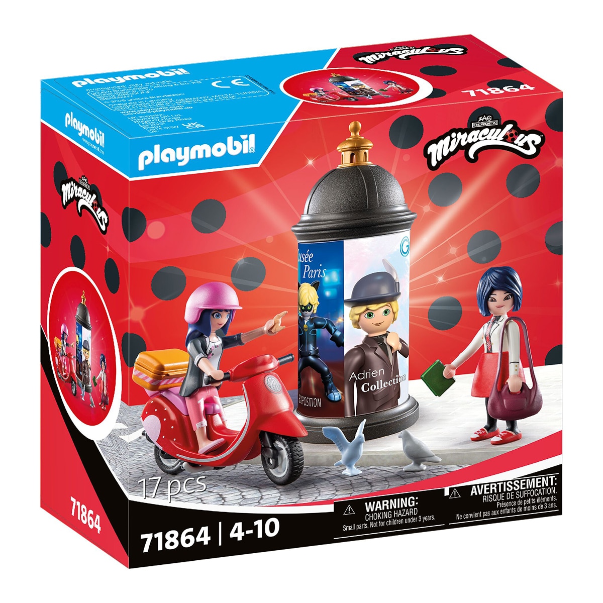 Playmobil – Miraculous: paseo en scooter por París Playmobil.