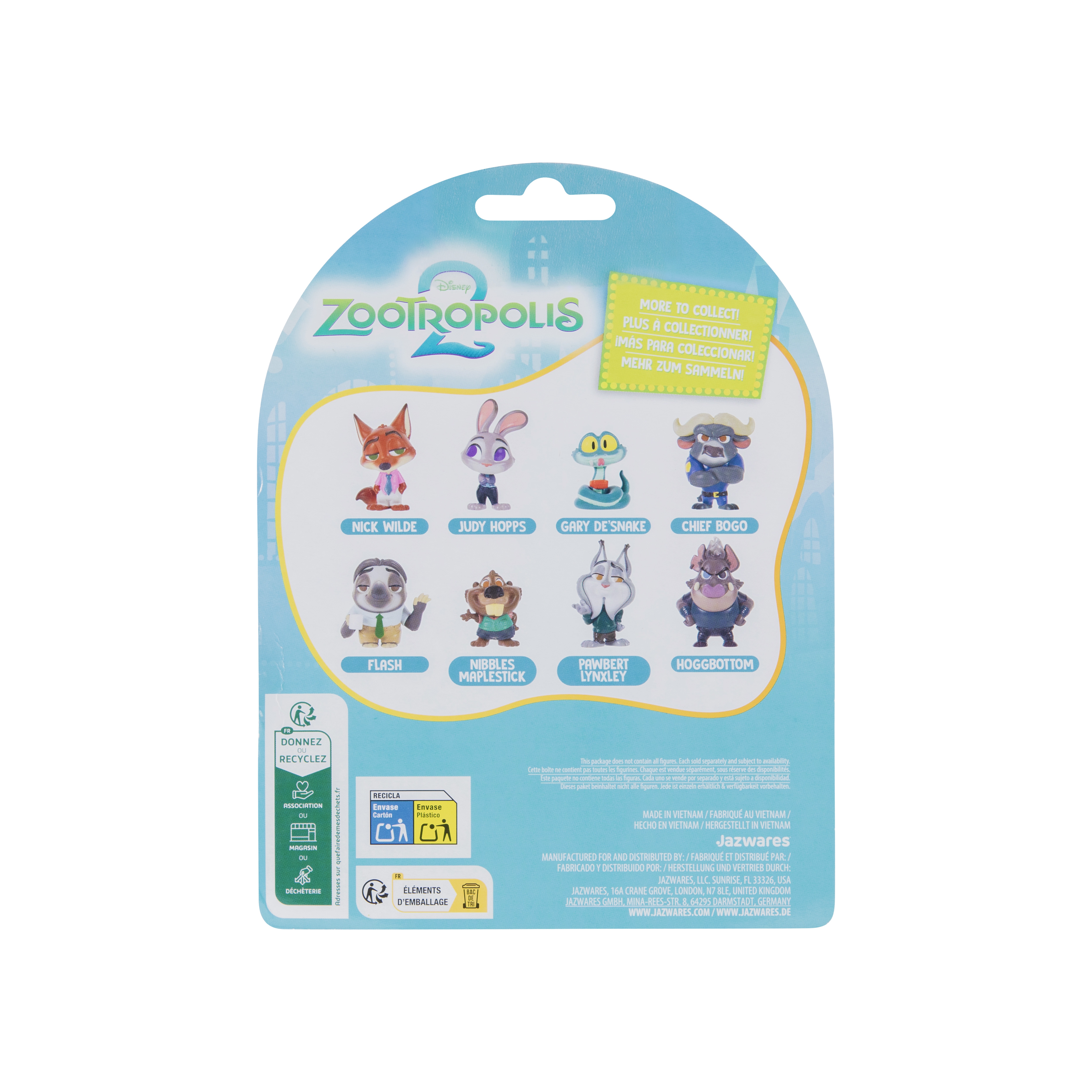 Zootropolis Pack 2 Figuras 5 cm Mystery Tails Surtido 16