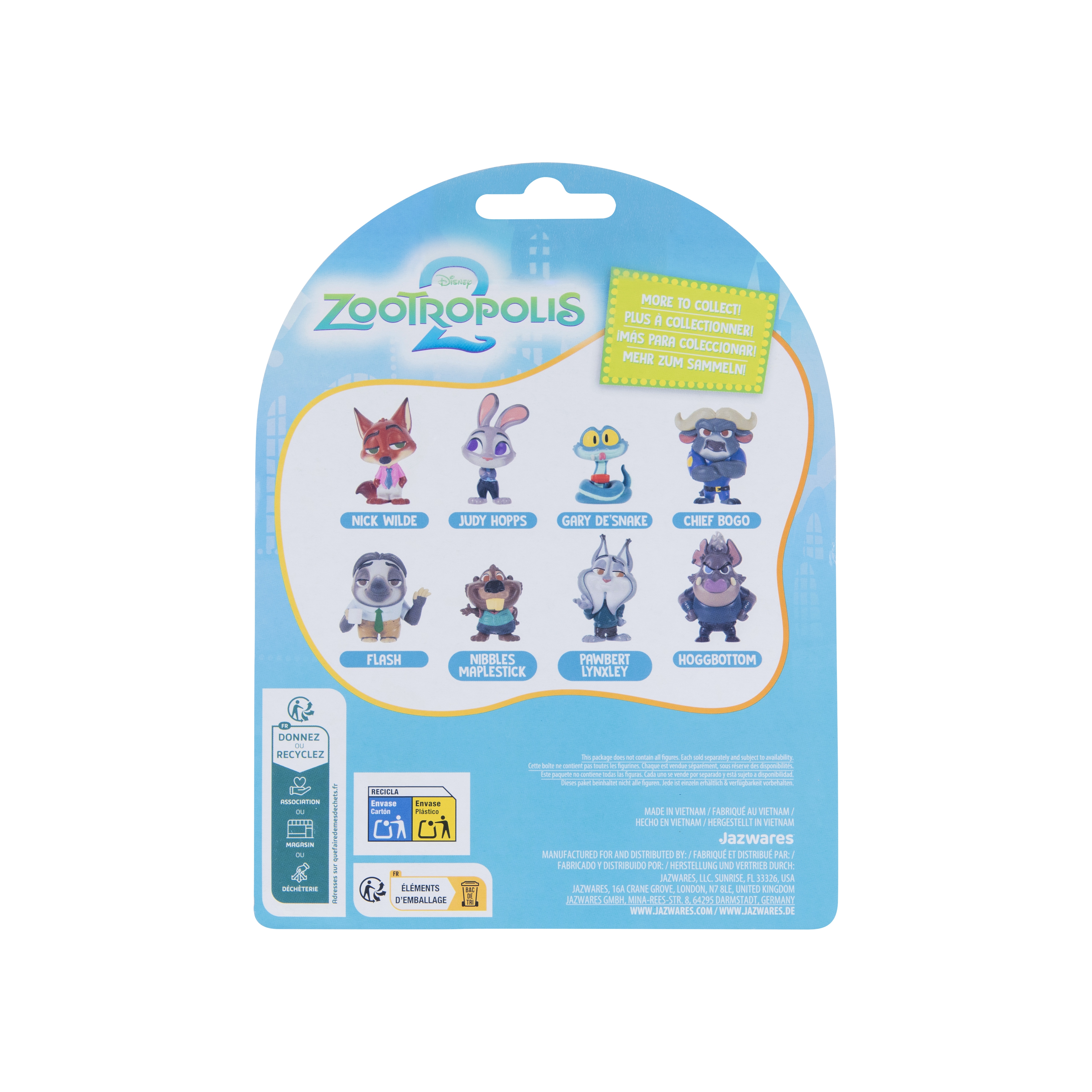 Zootropolis Pack 2 Figuras 5 cm Mystery Tails Surtido 17