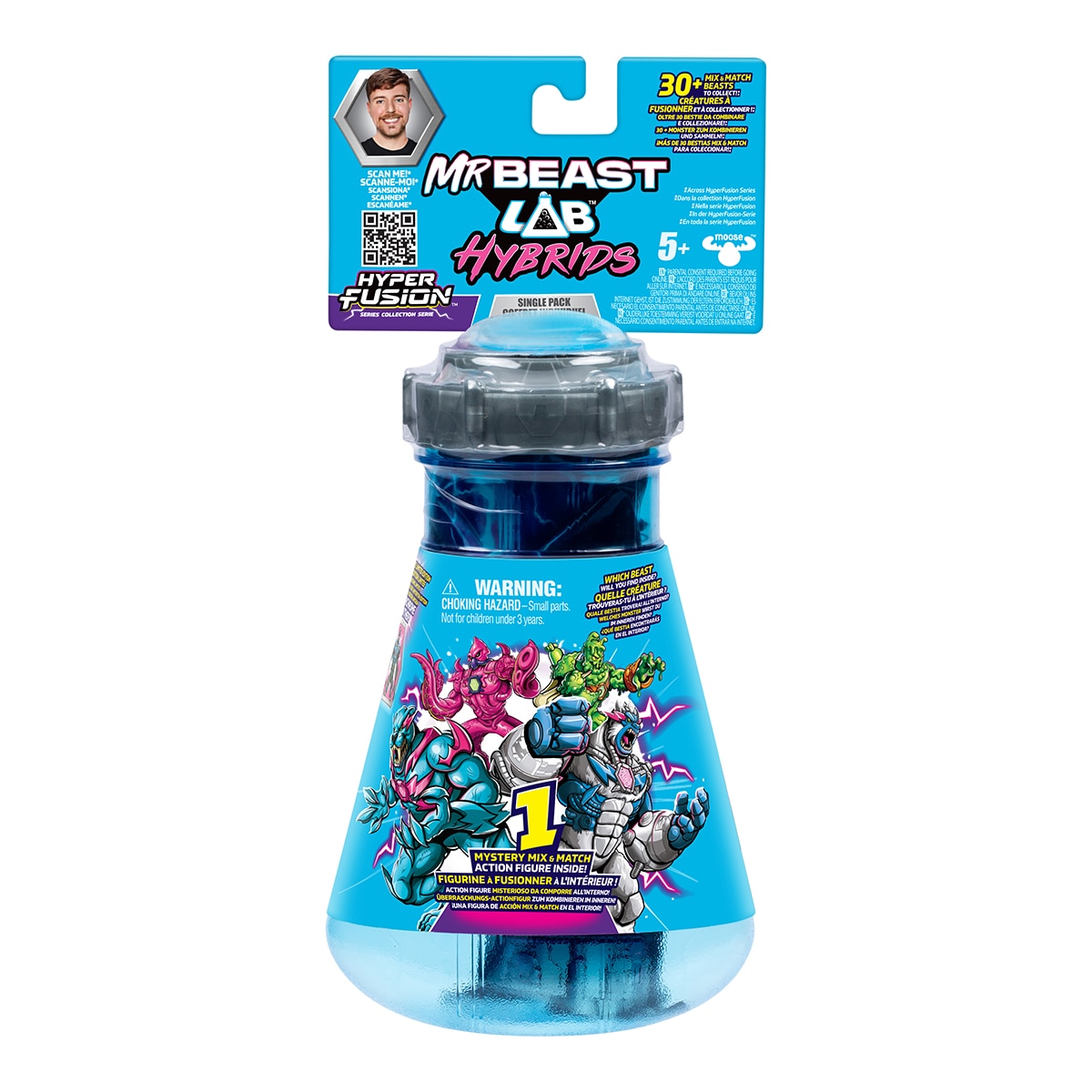 Imagem 0 de MrBeast Lab Hybrids Mix & Match - 1 Figura Surpresa