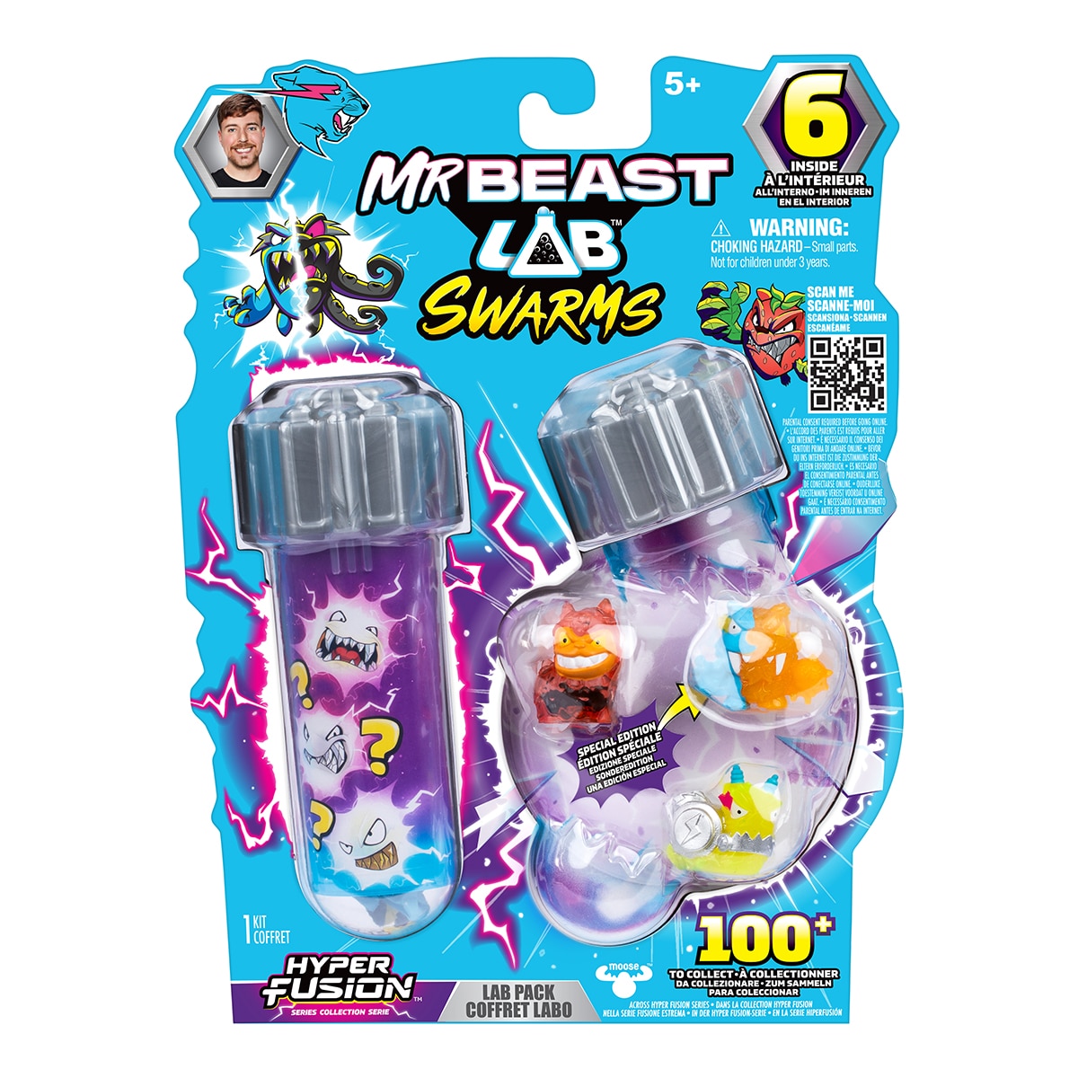 Imagem 0 de Figuras de Ação Mr Beast Lab Pack 6 Cdu - Artigo Sortido. Envio realizado de forma aleatória