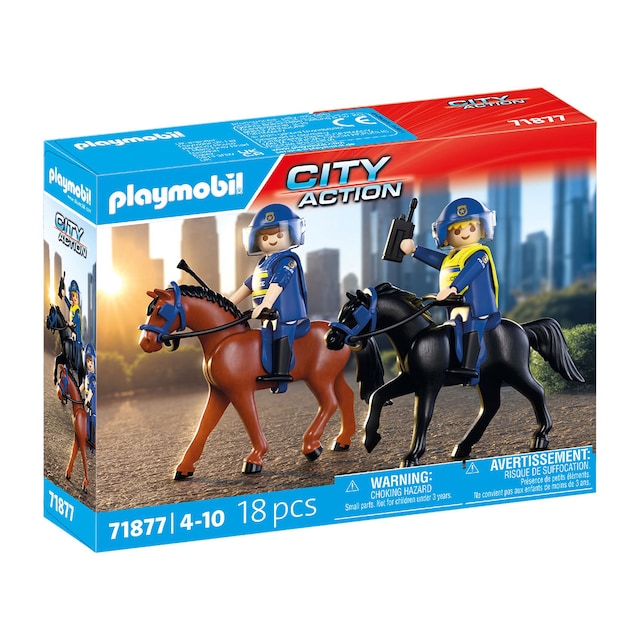 Imagen 0 de Escuadrón policial a caballo Playmobil