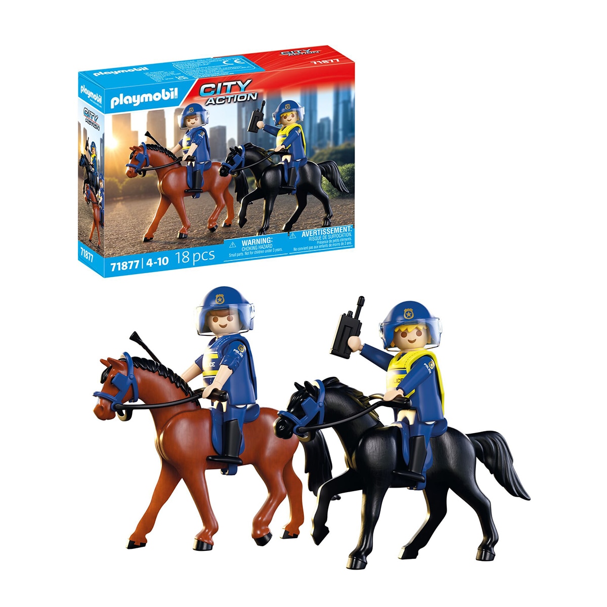 Escuadrón policial a caballo Playmobil 2