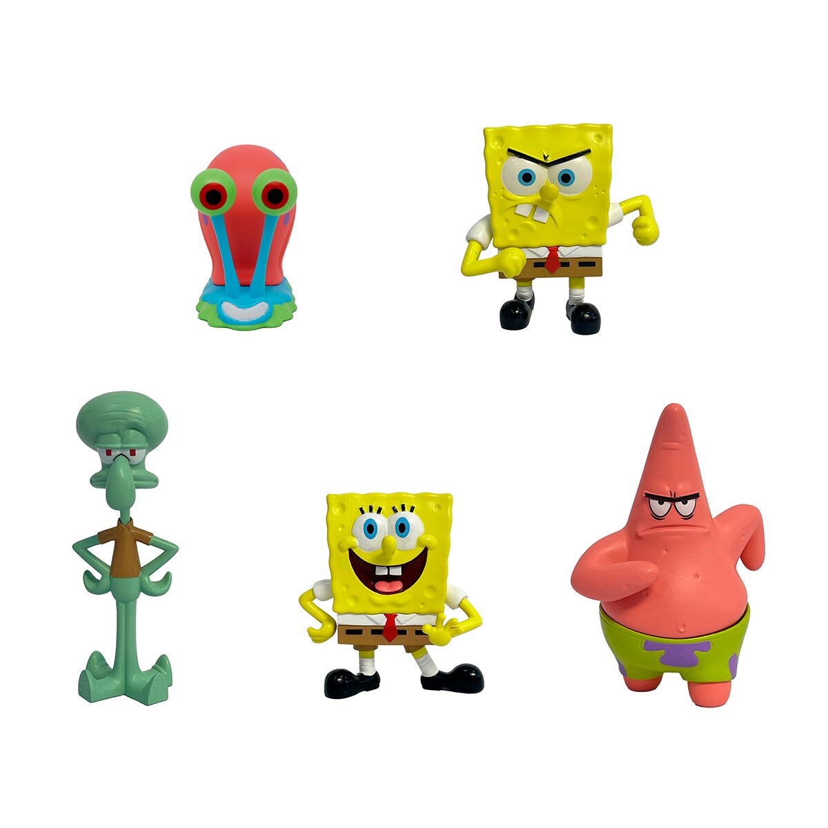 Figuras coleccionables pack de 5 figuras en blister Bob Esponja Bizak 2