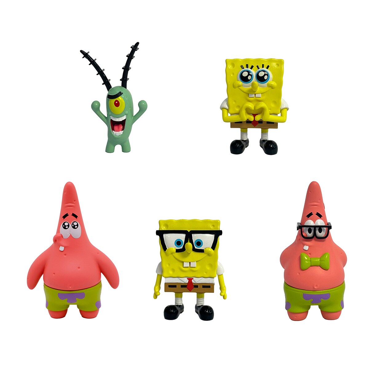 Figuras coleccionables pack de 5 figuras en blister Bob Esponja Bizak 3