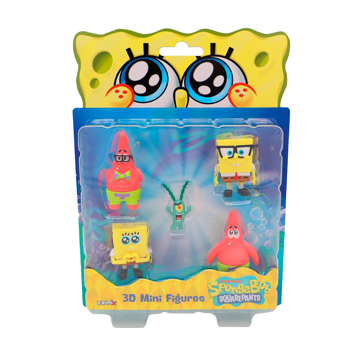 Figuras coleccionables pack de 5 figuras en blister Bob Esponja Bizak 20