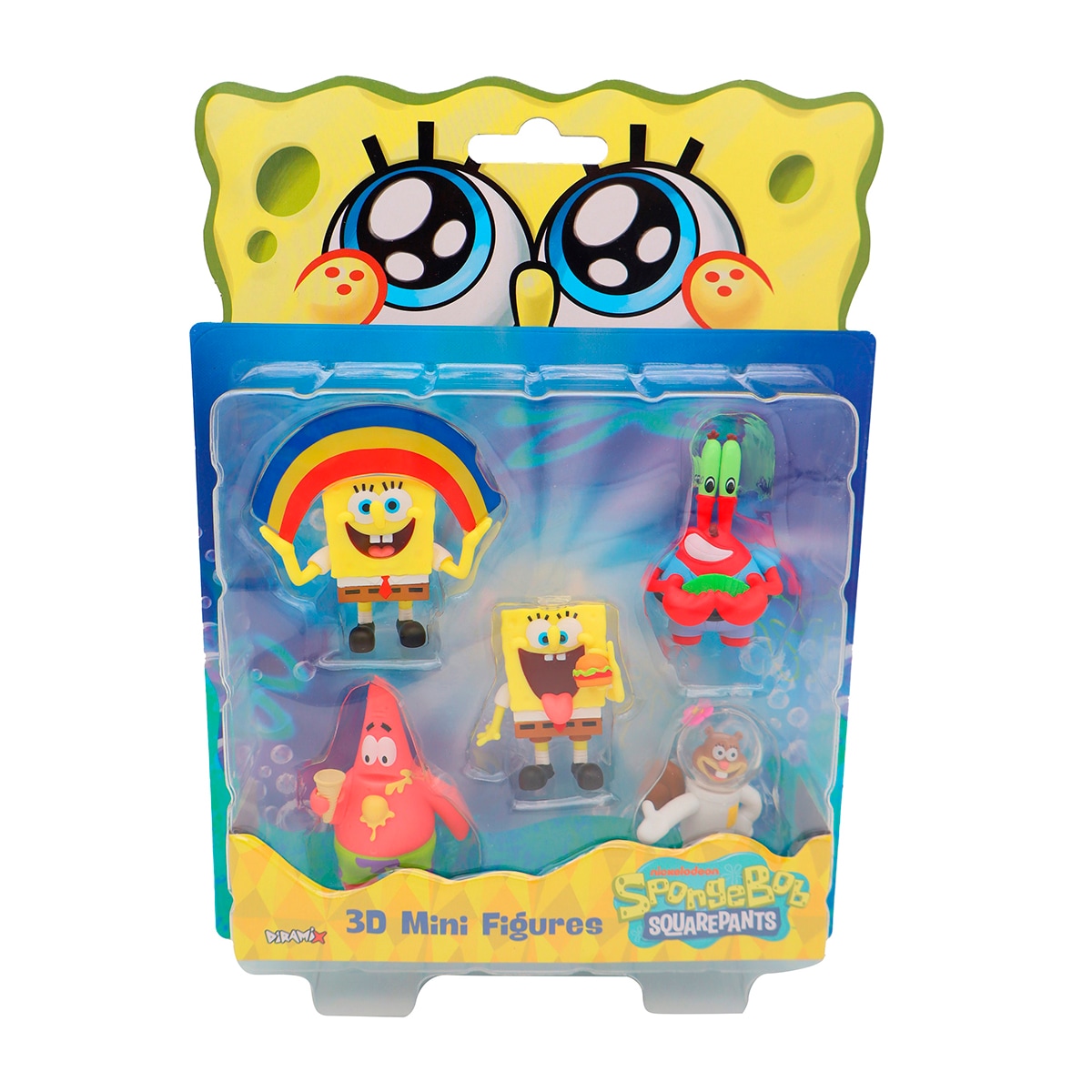 Figuras coleccionables pack de 5 figuras en blister Bob Esponja Bizak 21