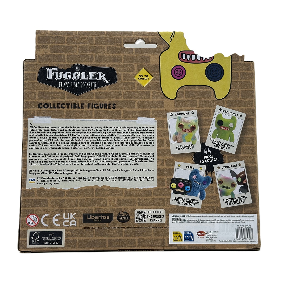 Figuras coleccionables pack deluxe de 5 figuras Fuggler Bizak 12