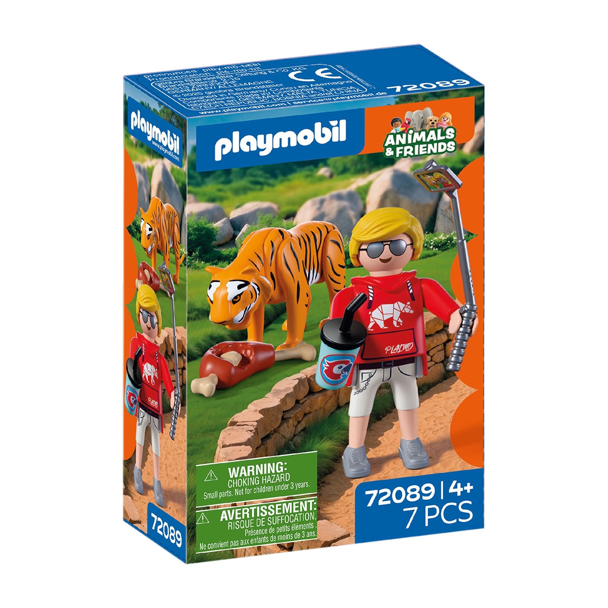 Imagen 0 de Zoo Tigre y visitante Playmobil