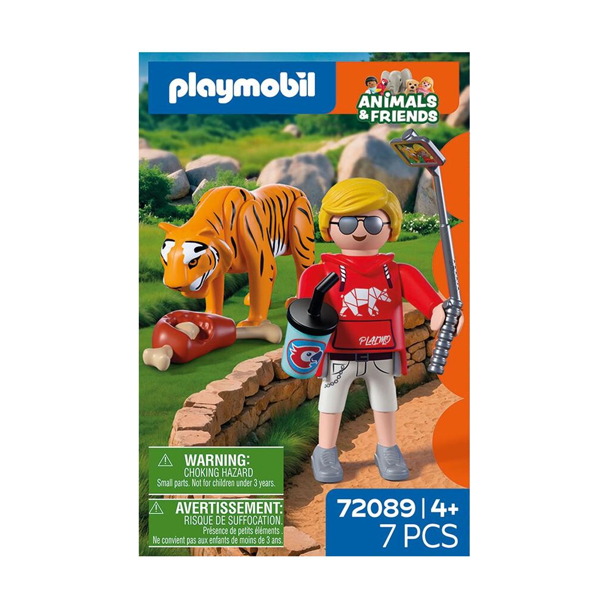 Zoo Tigre y visitante Playmobil 4