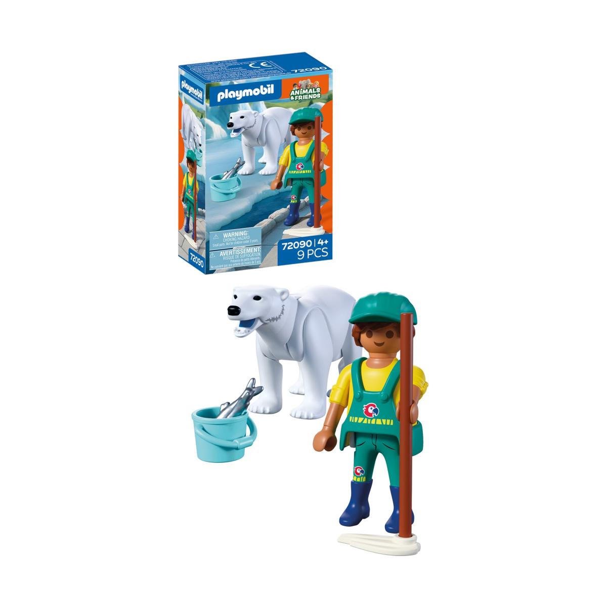 Playmobil Animals & Friends Zoo: Urso Polar e Tratador 2