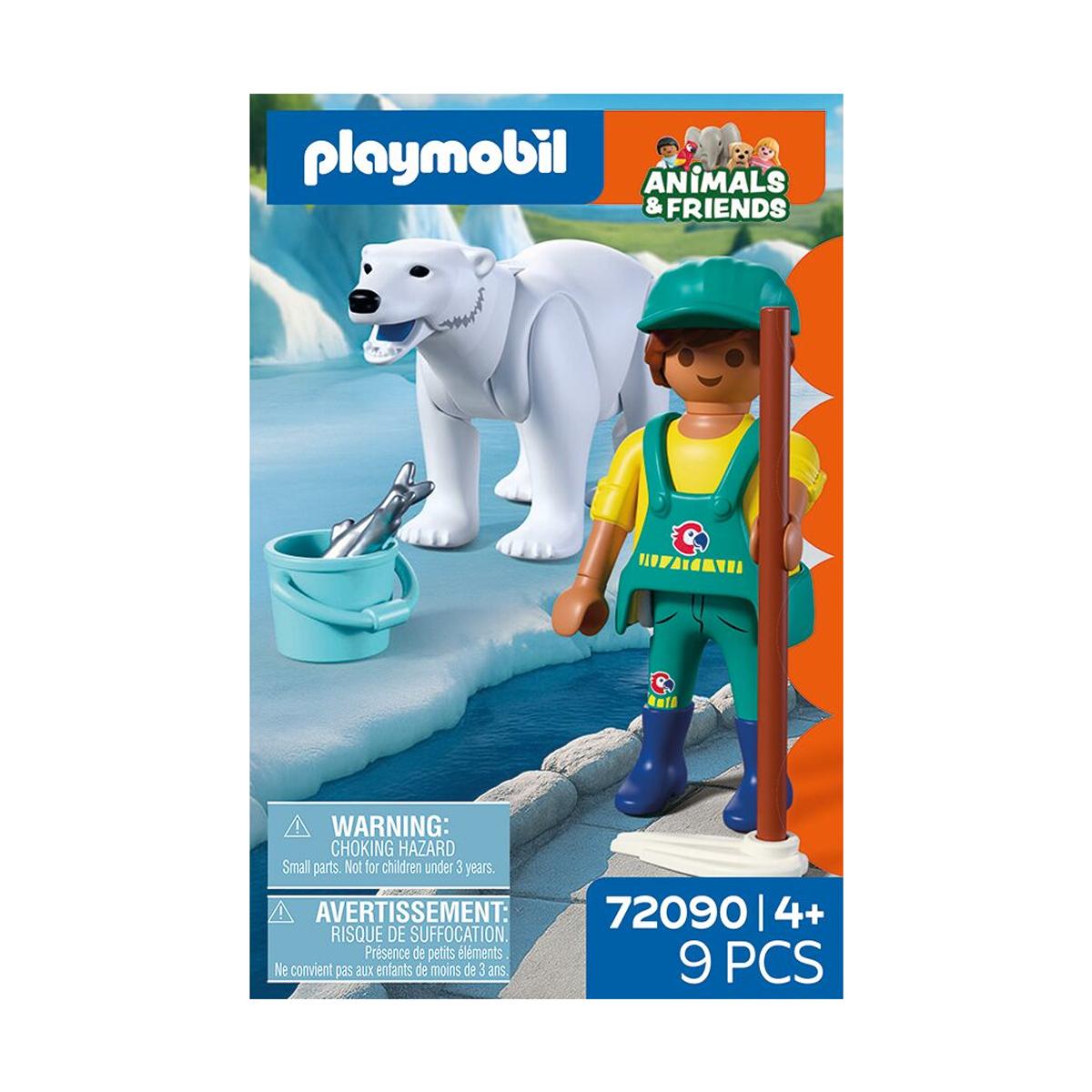 Playmobil Animals & Friends Zoo: Urso Polar e Tratador 4