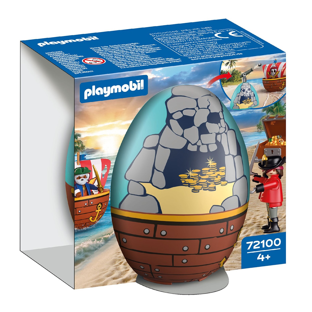 Imagen 0 de Play Egg Piratas Playmobil